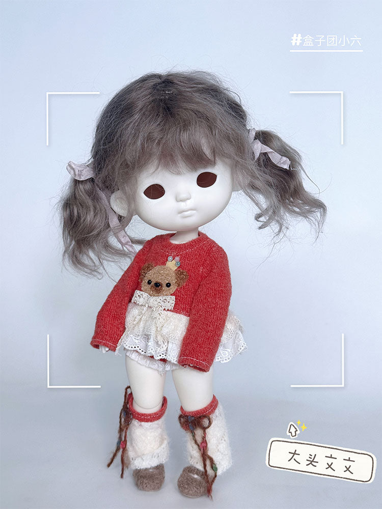 Box small 1/6 bjd resin body---Mini Hetao body