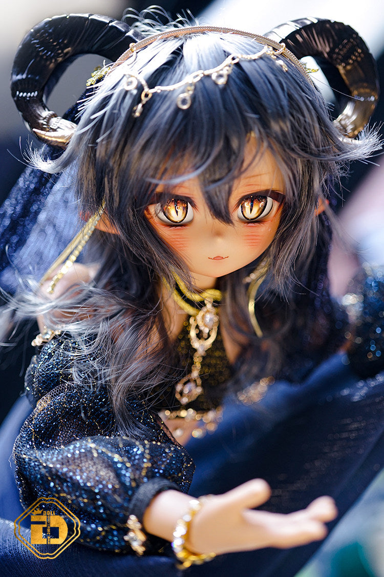2ddoll 1/4 BJD head nude doll Penny