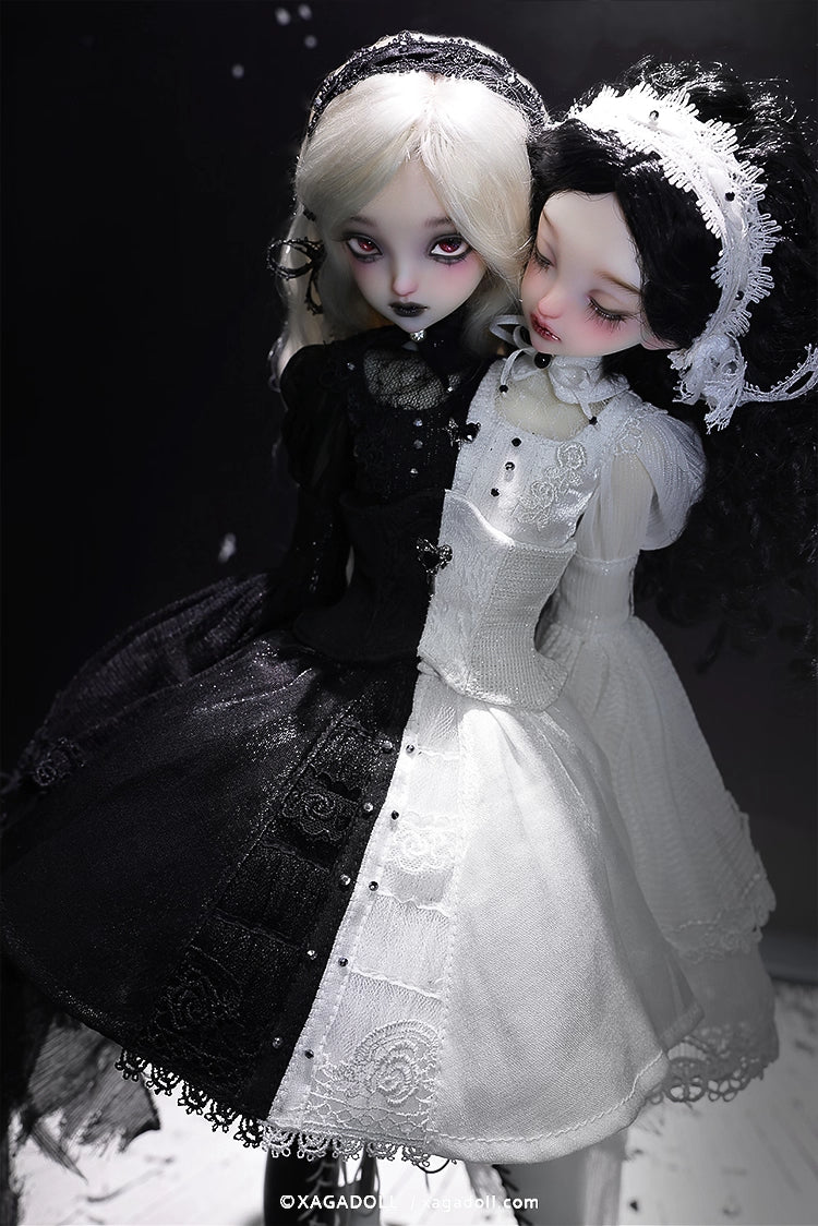 XAGADOLL 1/4 full set nude doll BoYe & XiLa Conjoined twins