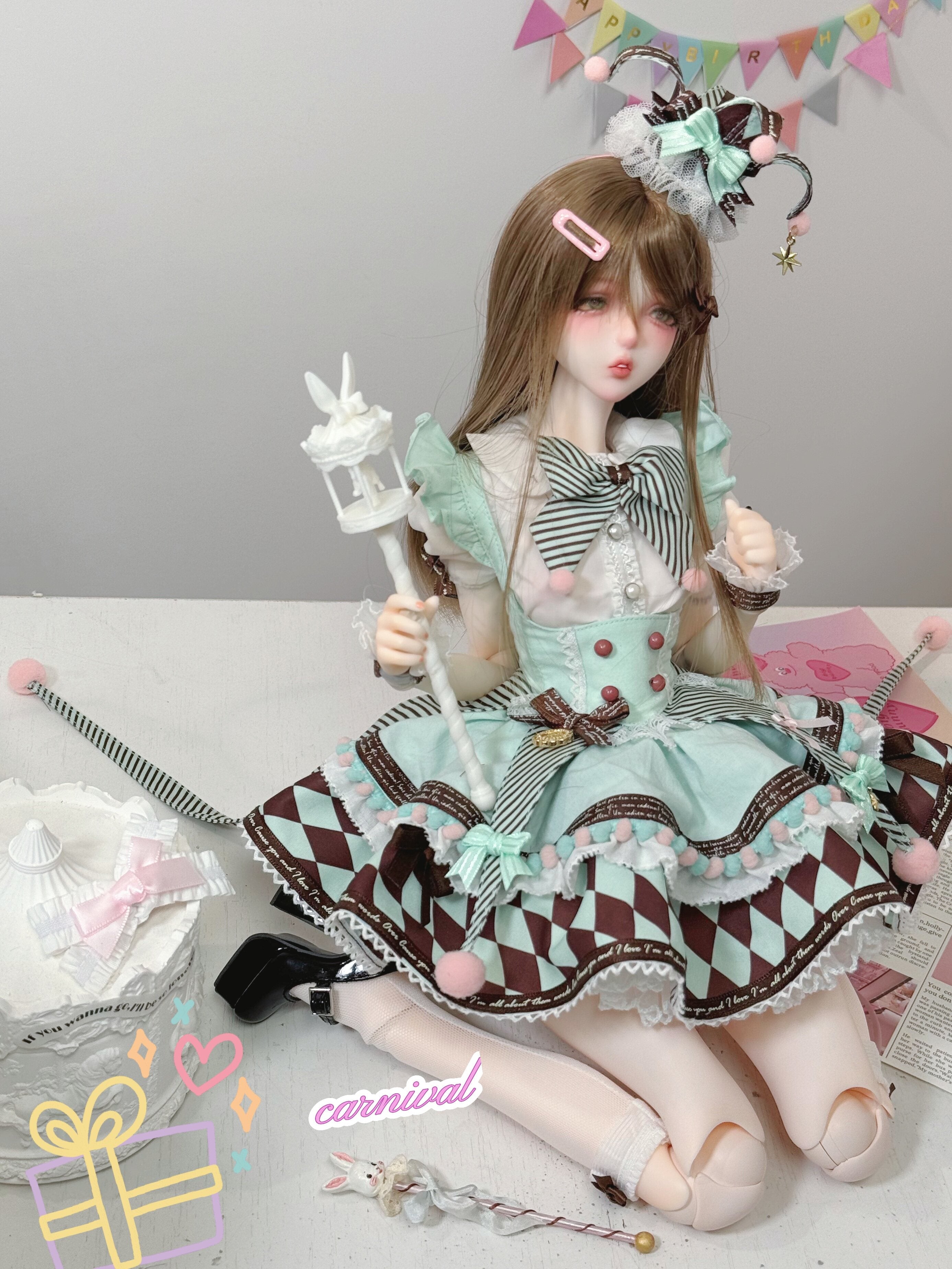 Lalunadoll 1/4 MDD AP outfits 《Fairy Tale Carnival》BJD clothing