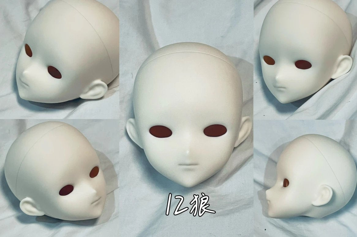 BlackWhite 菟 & 狼12TH.VER 1/4 BJD Head New