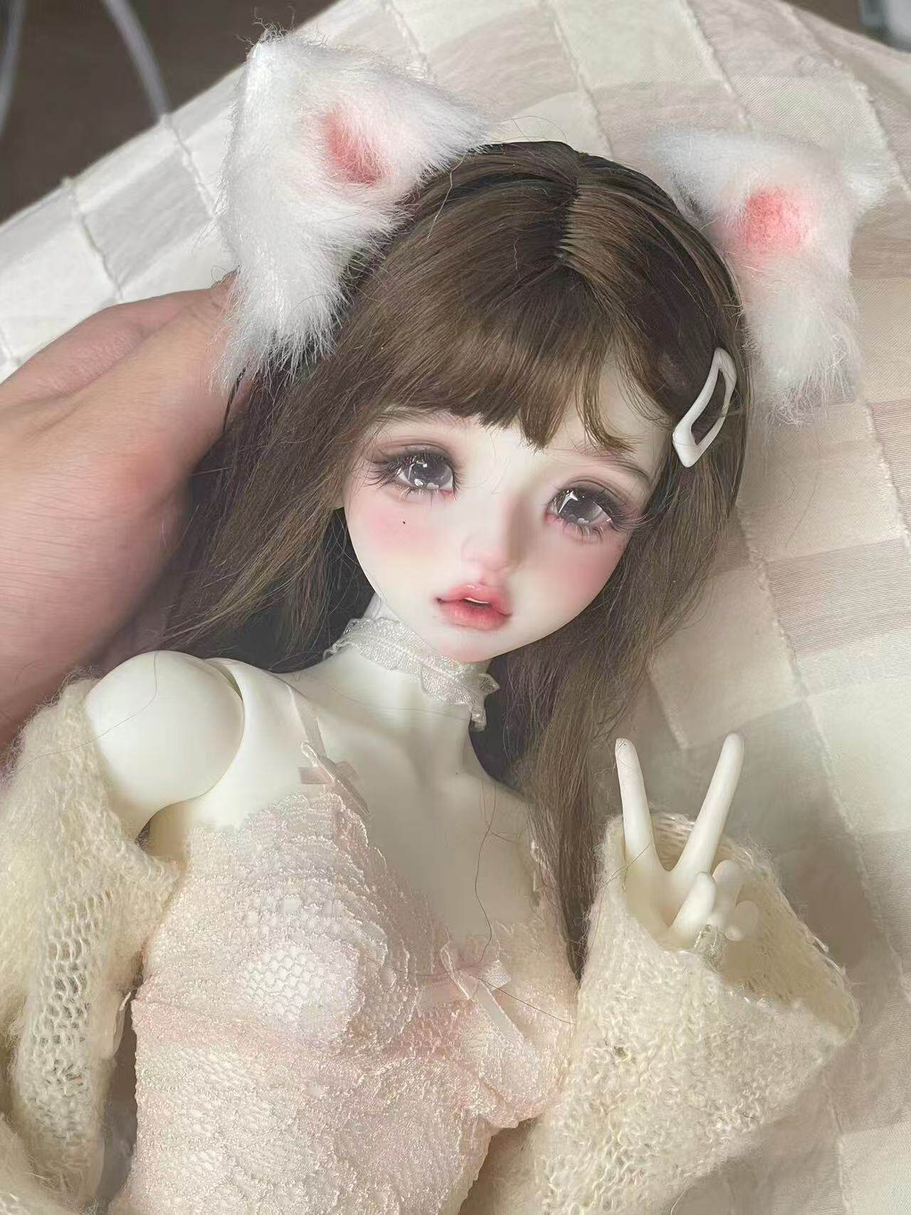 LaLunaDoll 1/4 BJD head Shirley & Molly