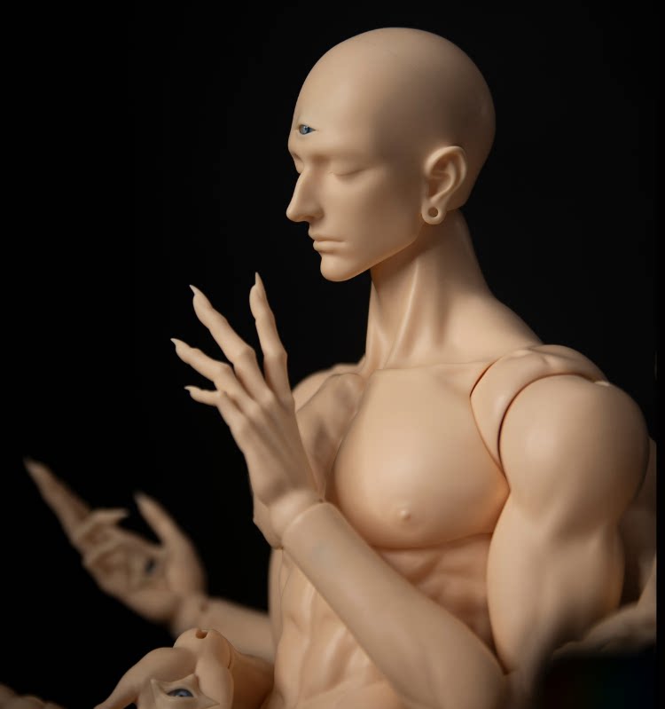 FantasyShape 77cm BJD body Three eyes and six arms Micah