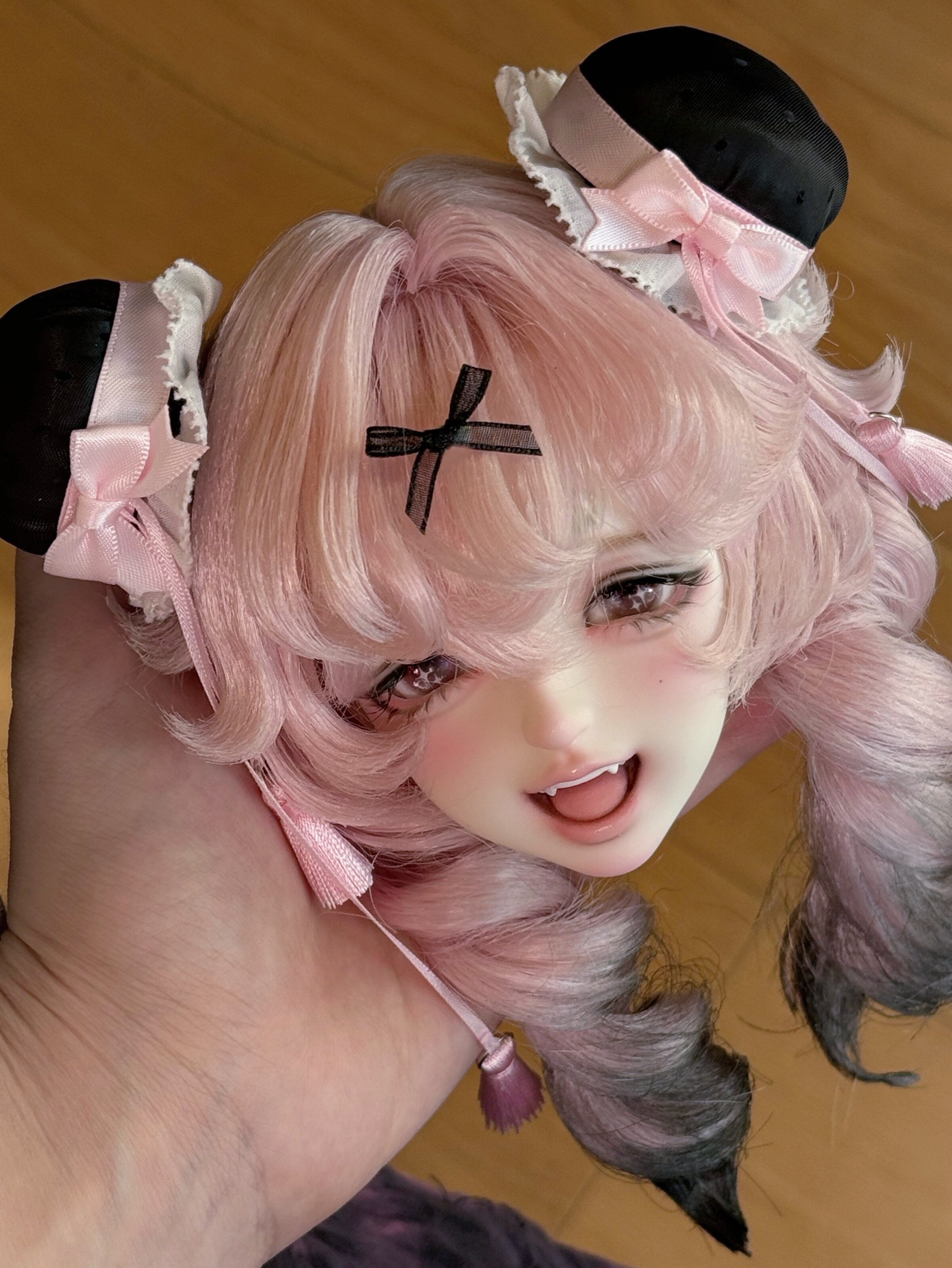Lalunadoll 1/3 BJD head Kitty Bean