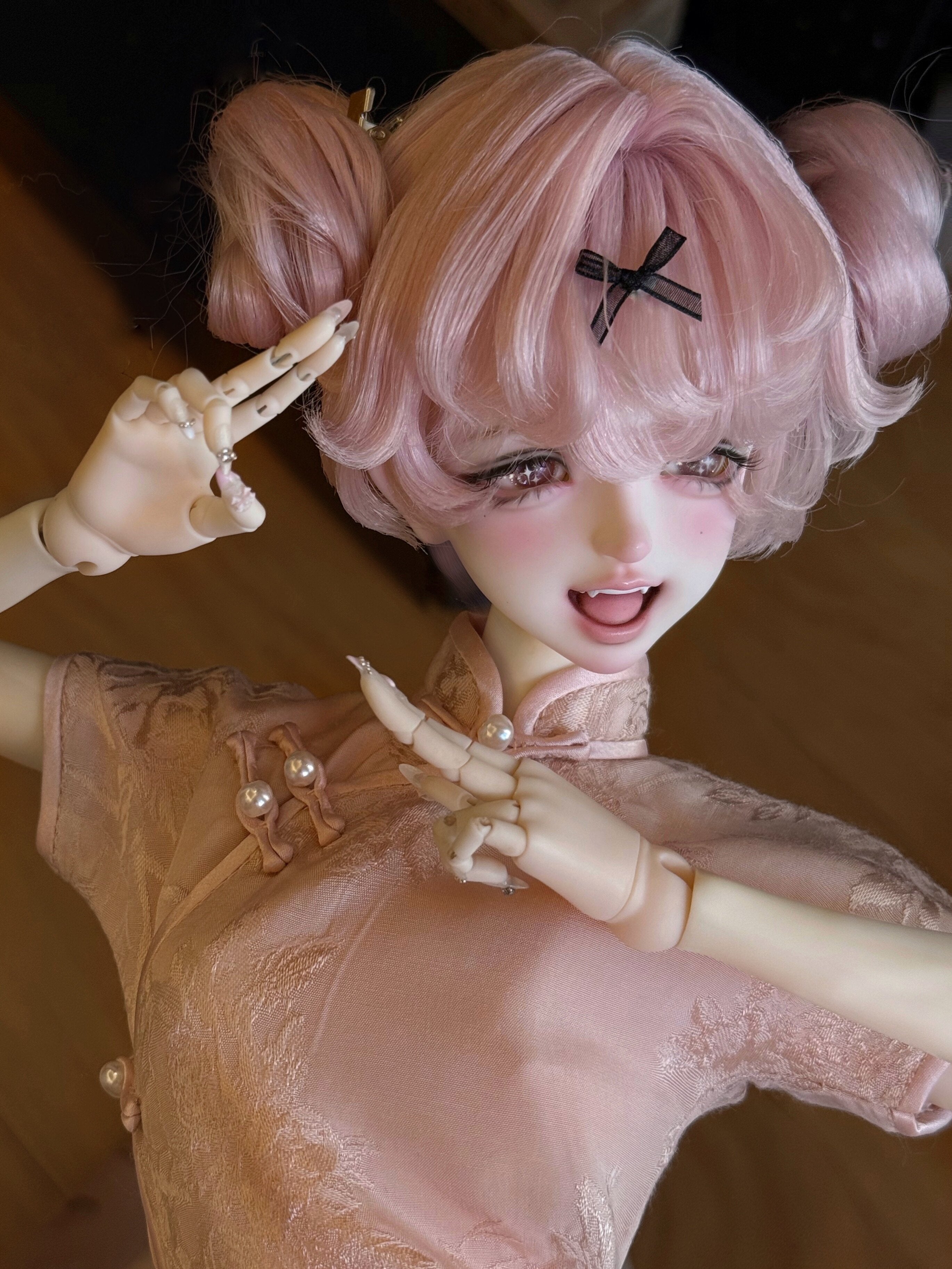 Lalunadoll 1/3 BJD head Kitty Bean