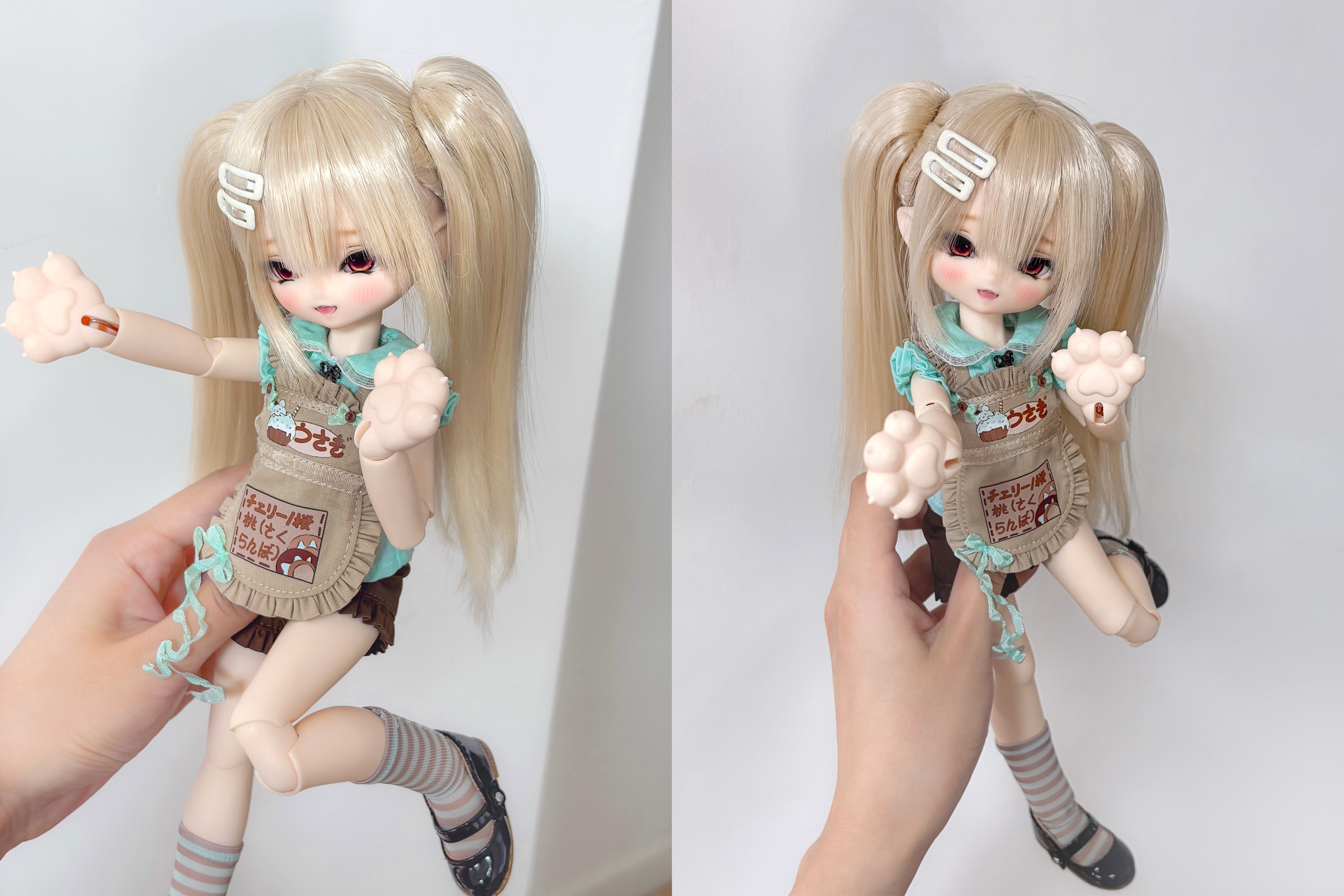 MiMi 1/4 BJD Head Chestnut & Croissant