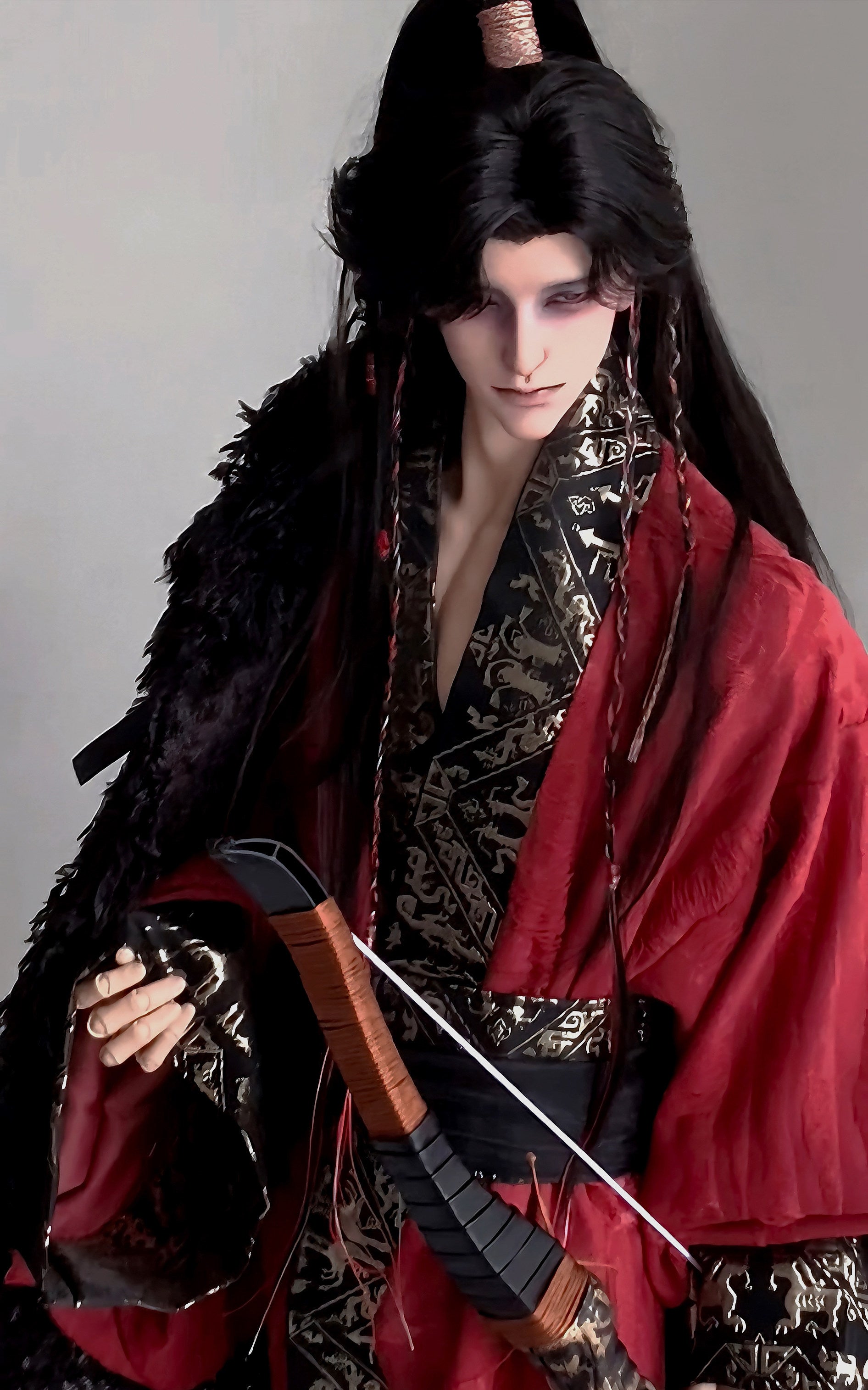 Light 1/4 75cm BJD head Aries代购