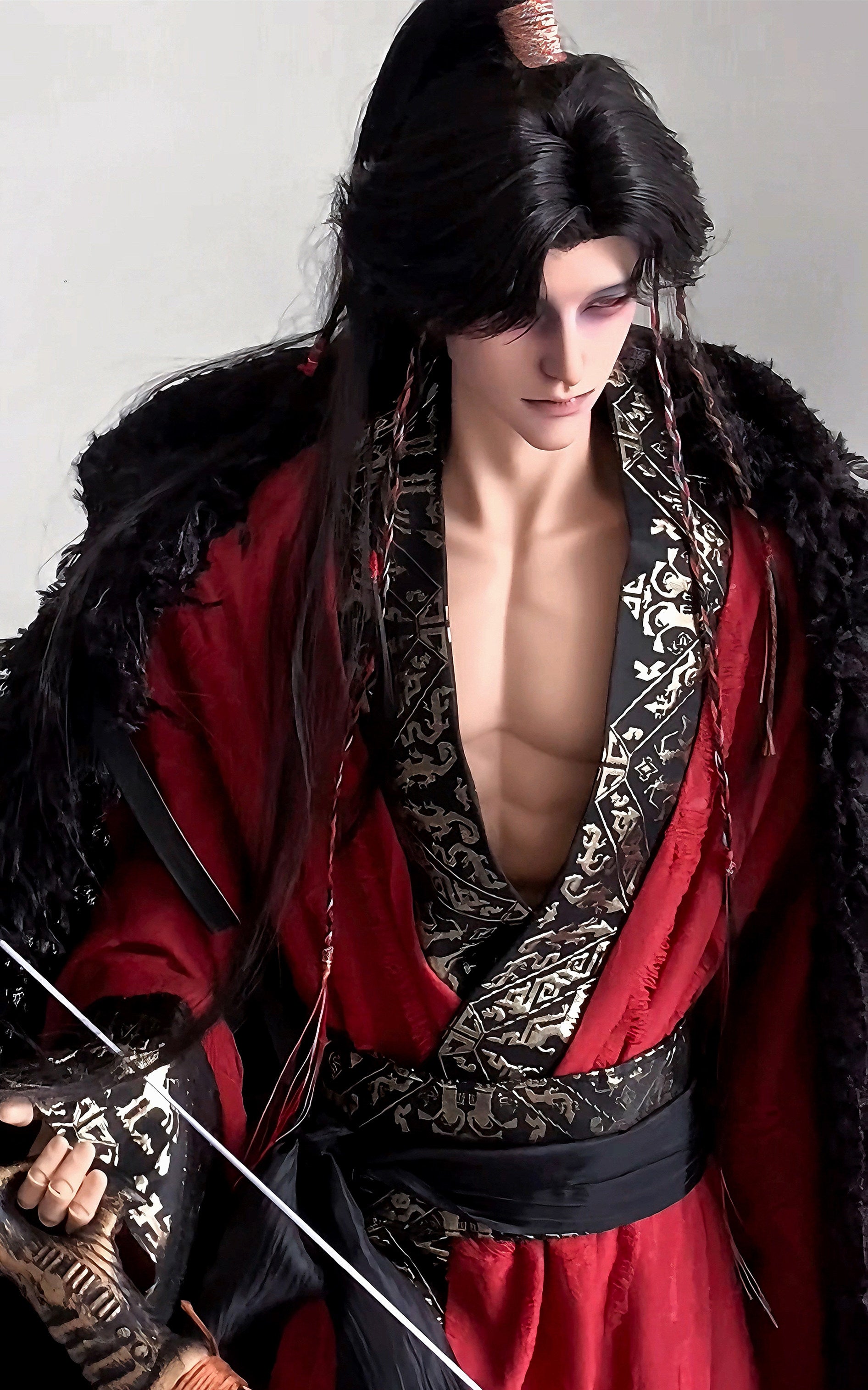 Light 1/4 75cm BJD head Aries代购