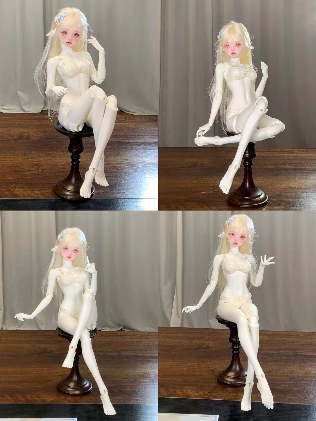 LaLunaDoll 1/4 BJD head Shirley & Molly