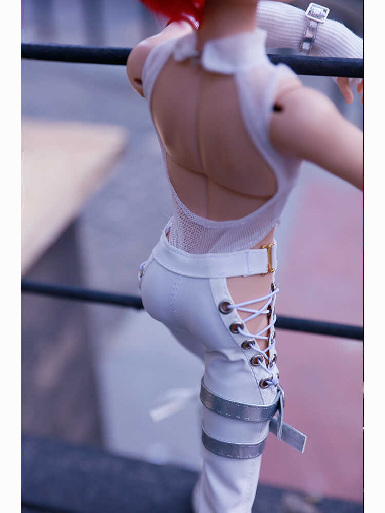 Q&C 1/4 70cm 75cm Leather set BJD outfits