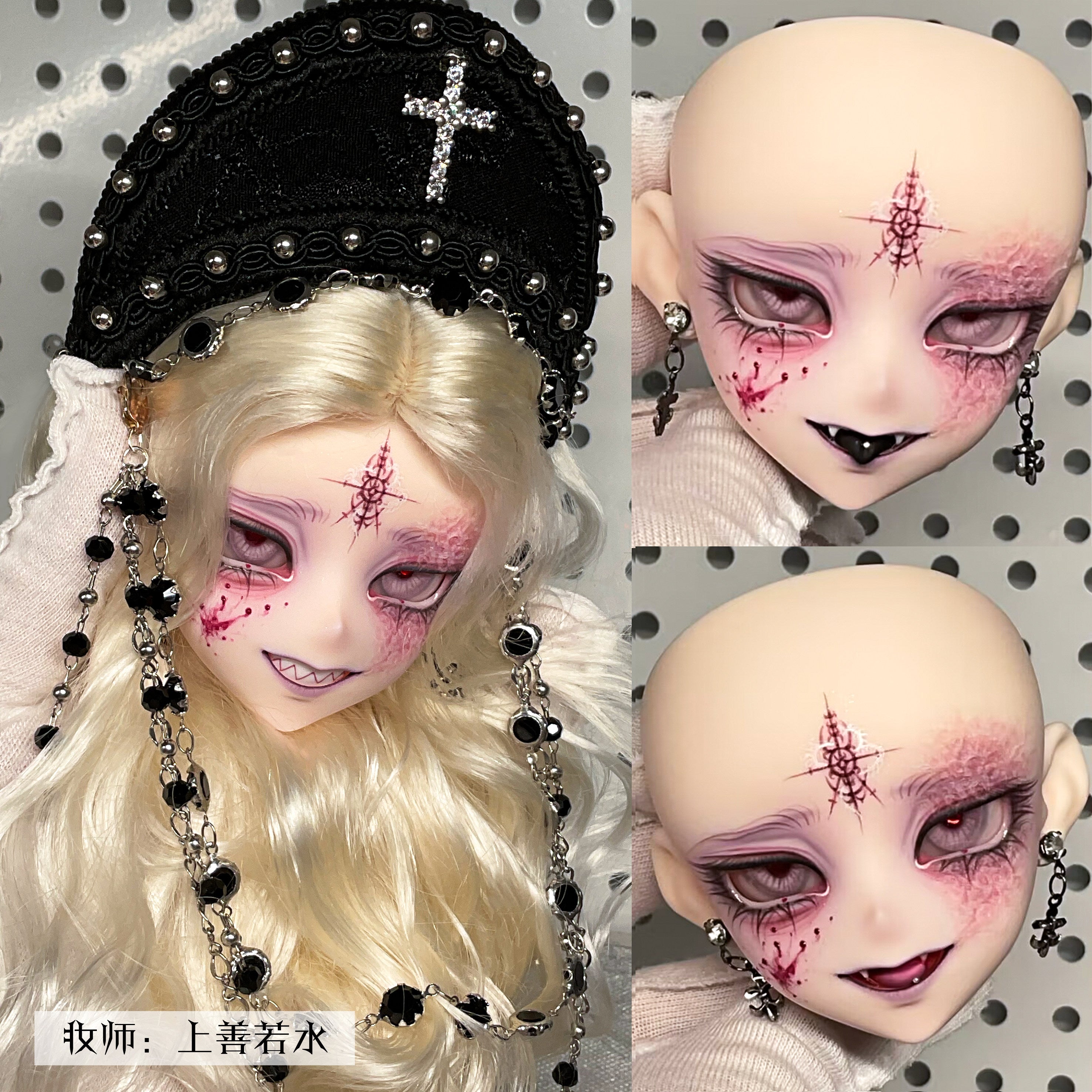 YZdoll 1/4 bjd head nude doll YanSi