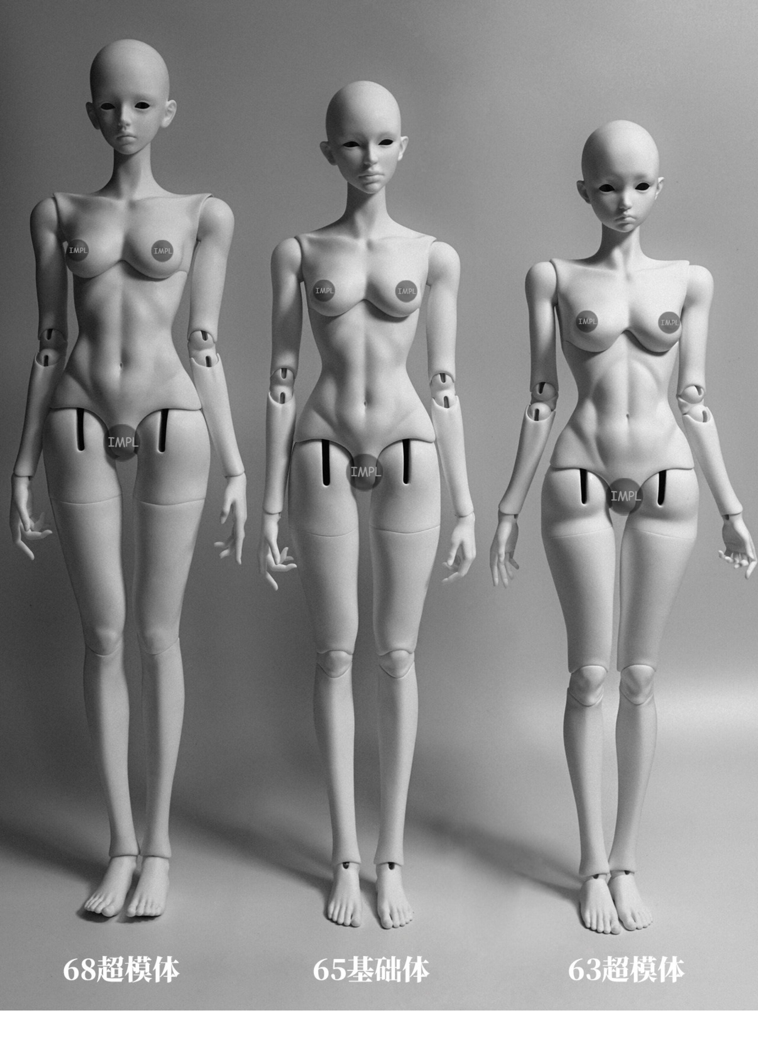 ImplDoll 65cm female BJD body仅代购