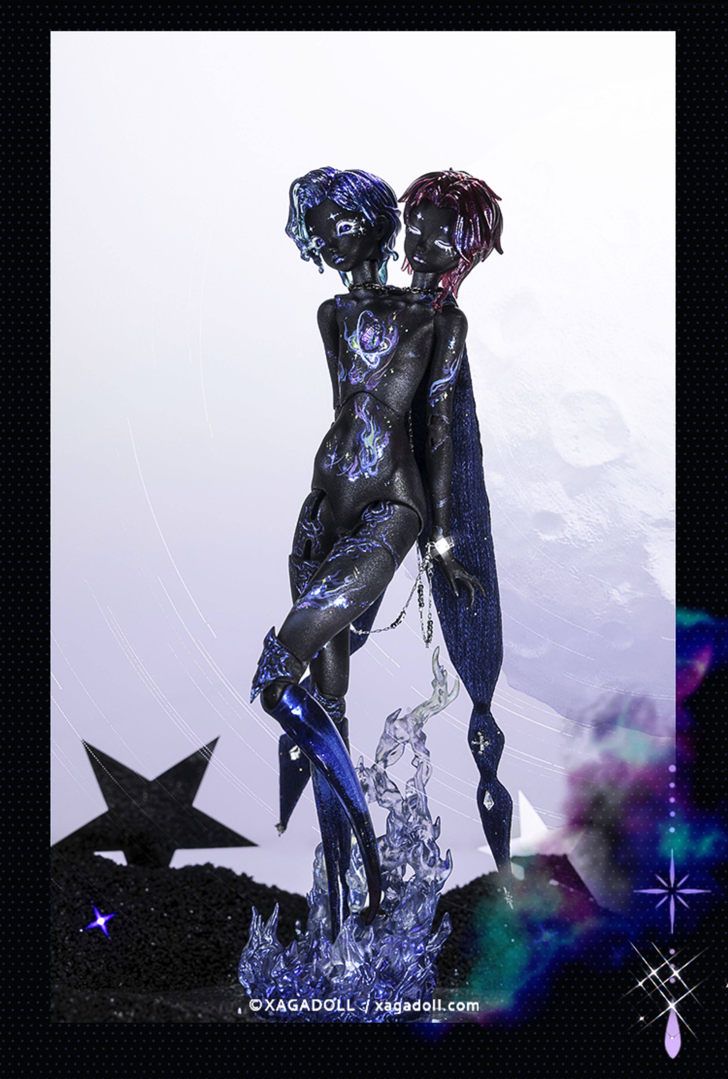 XAGADOLL 1/6 full set Sadia & Luxon Conjoined body with liquid legs