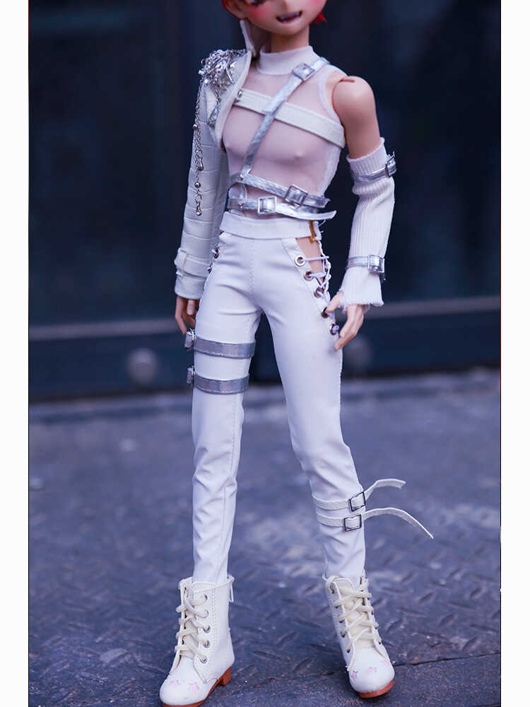 Q&C 1/4 70cm 75cm Leather set BJD outfits