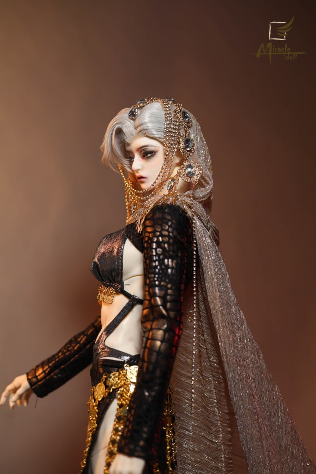 MiracleDoll 76cm Leopard Woman BJD head Ling