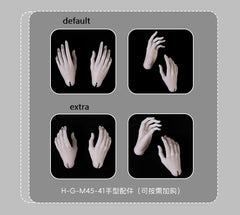 DollZone hands and feet for 44cm swift body