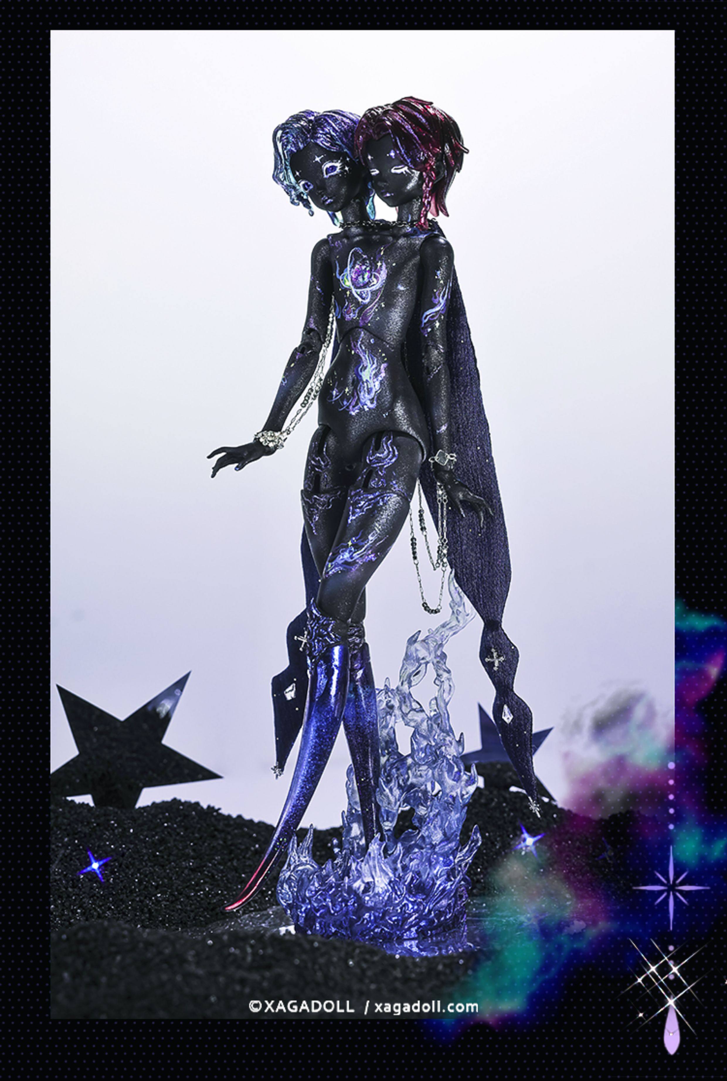 XAGADOLL 1/6 full set Sadia & Luxon Conjoined body with liquid legs