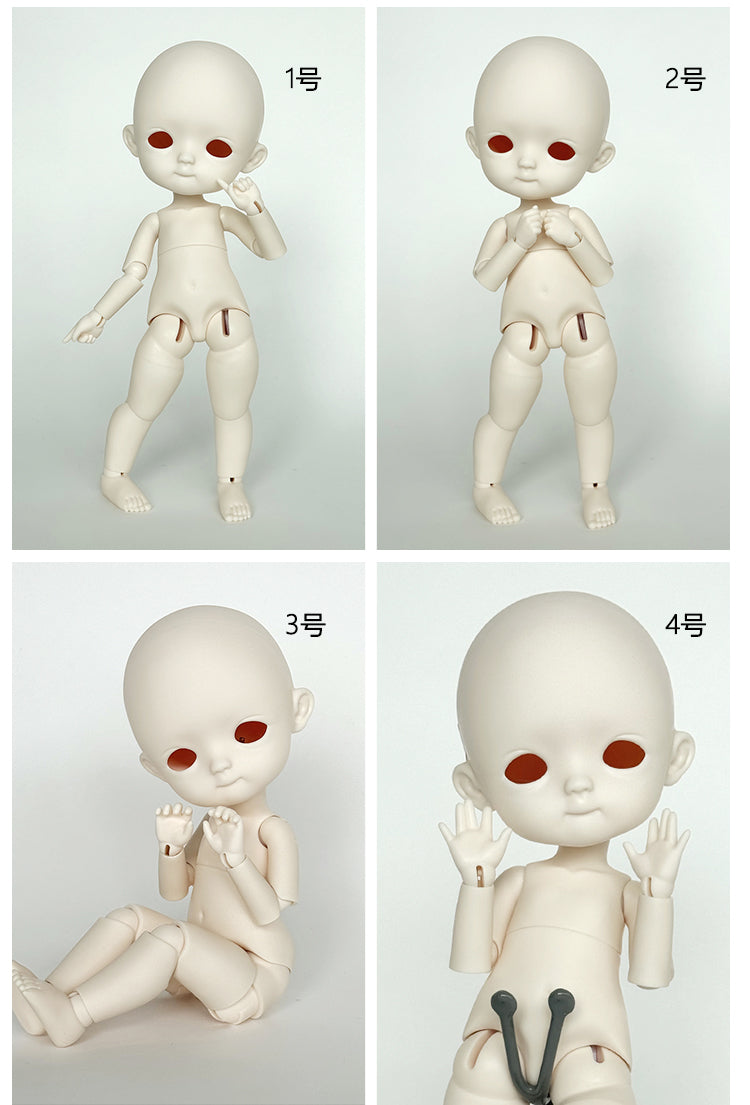 Box small 1/6 bjd resin body---Mini Hetao body
