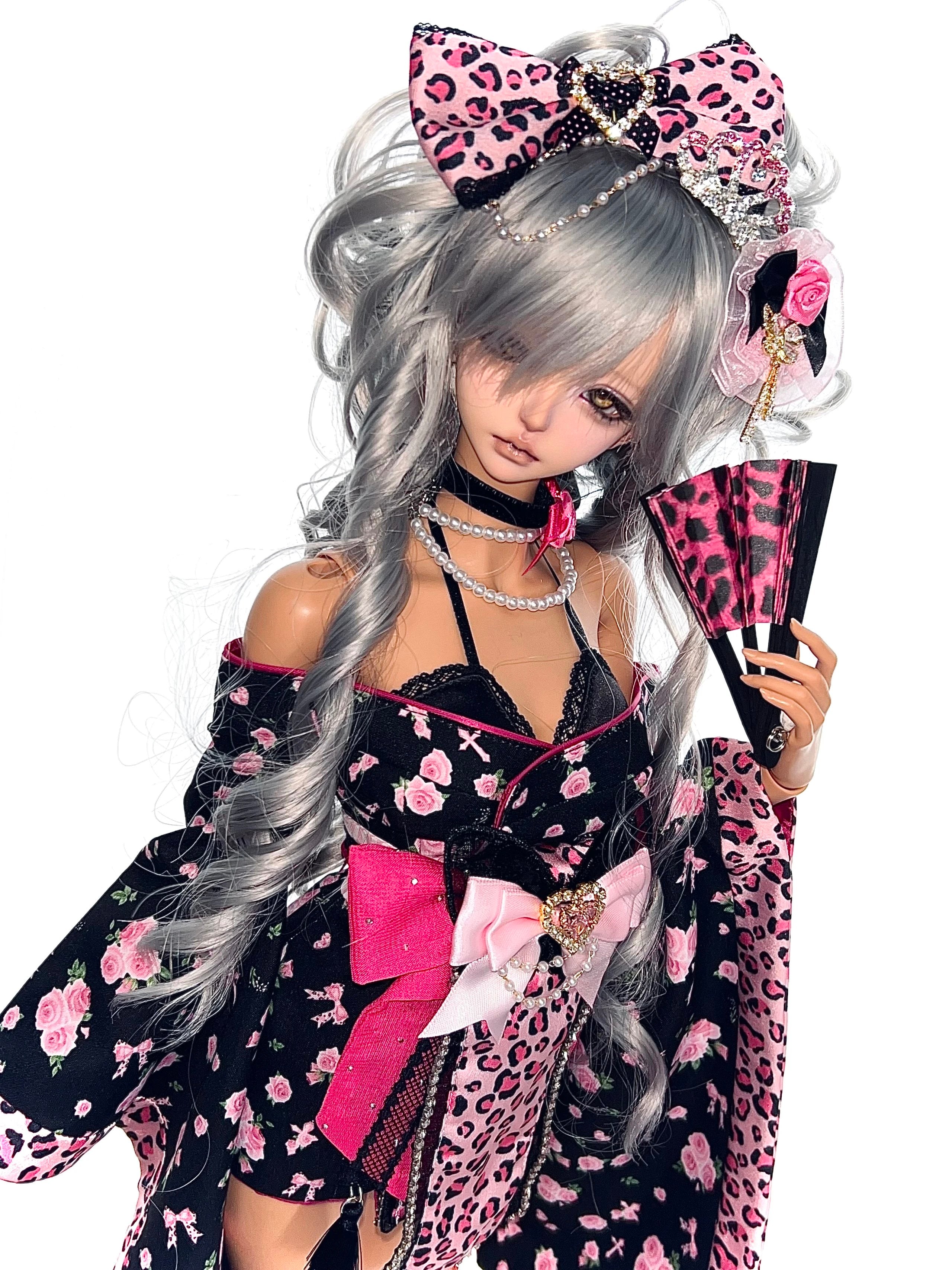 Arctic Rabbit 1/4 1/3 BJD clothing Kimono