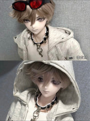White Twenty-One 1/4 BJD Head Iris鸢尾