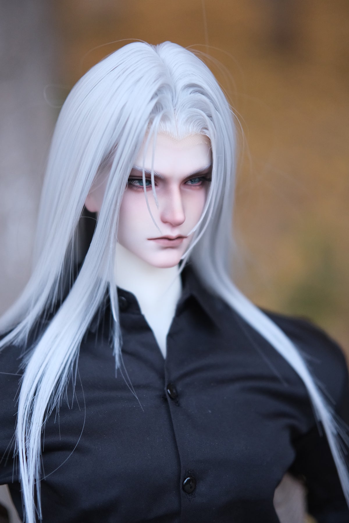 Sephiroth cos makeup  and accessories