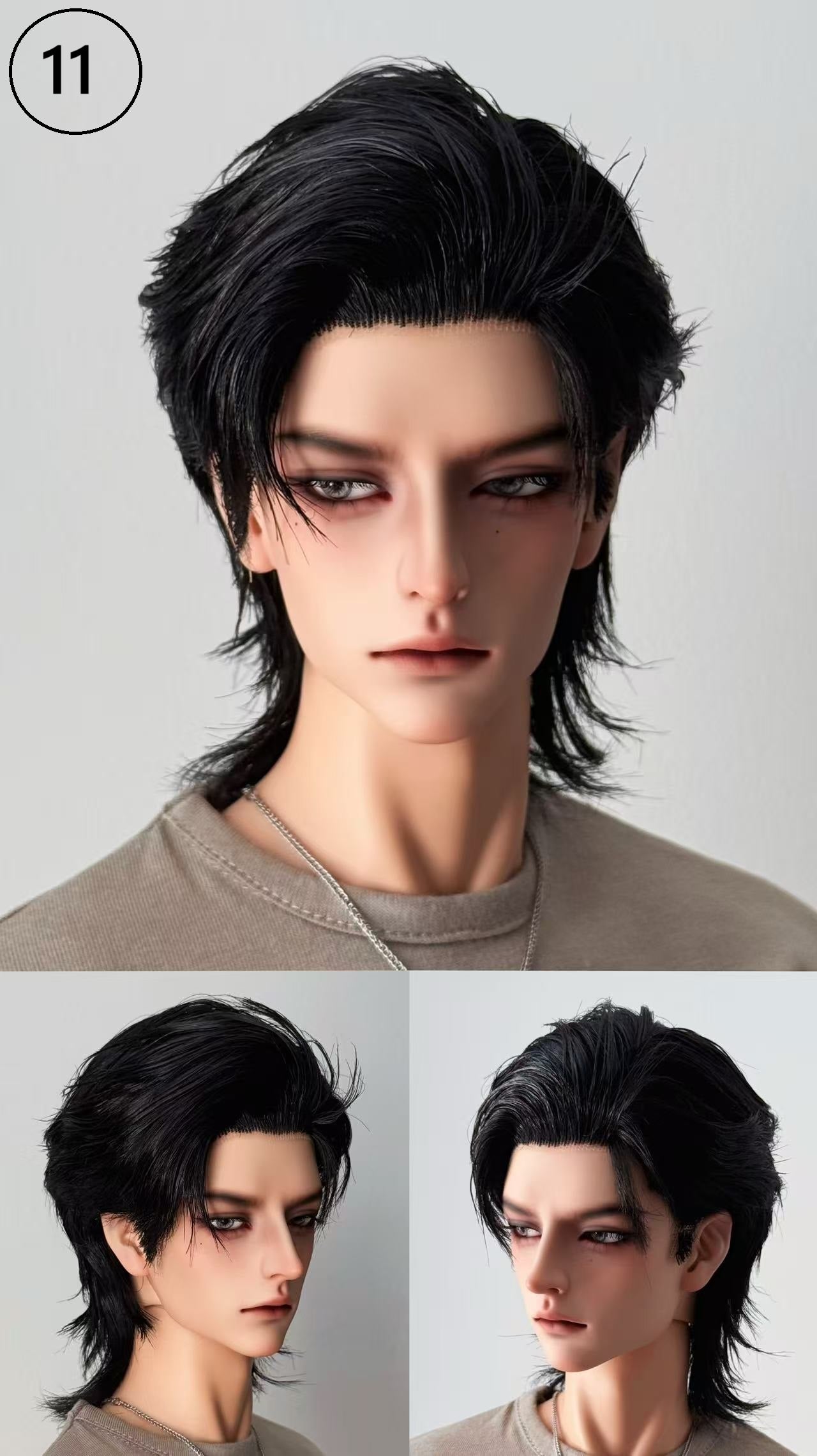 XingXi 70 & 75cm uncle BJD wig