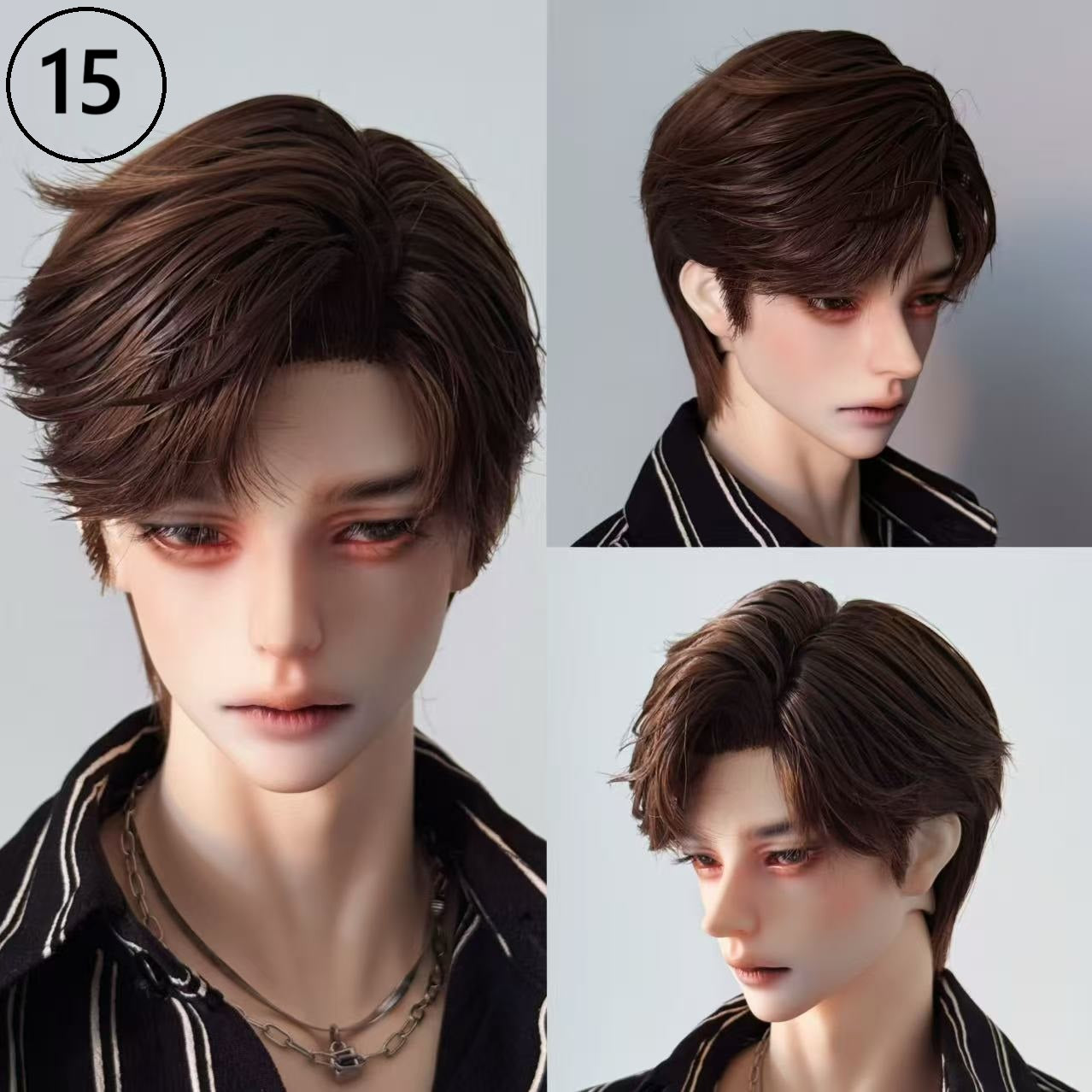 XingXi 70 & 75cm uncle BJD wig