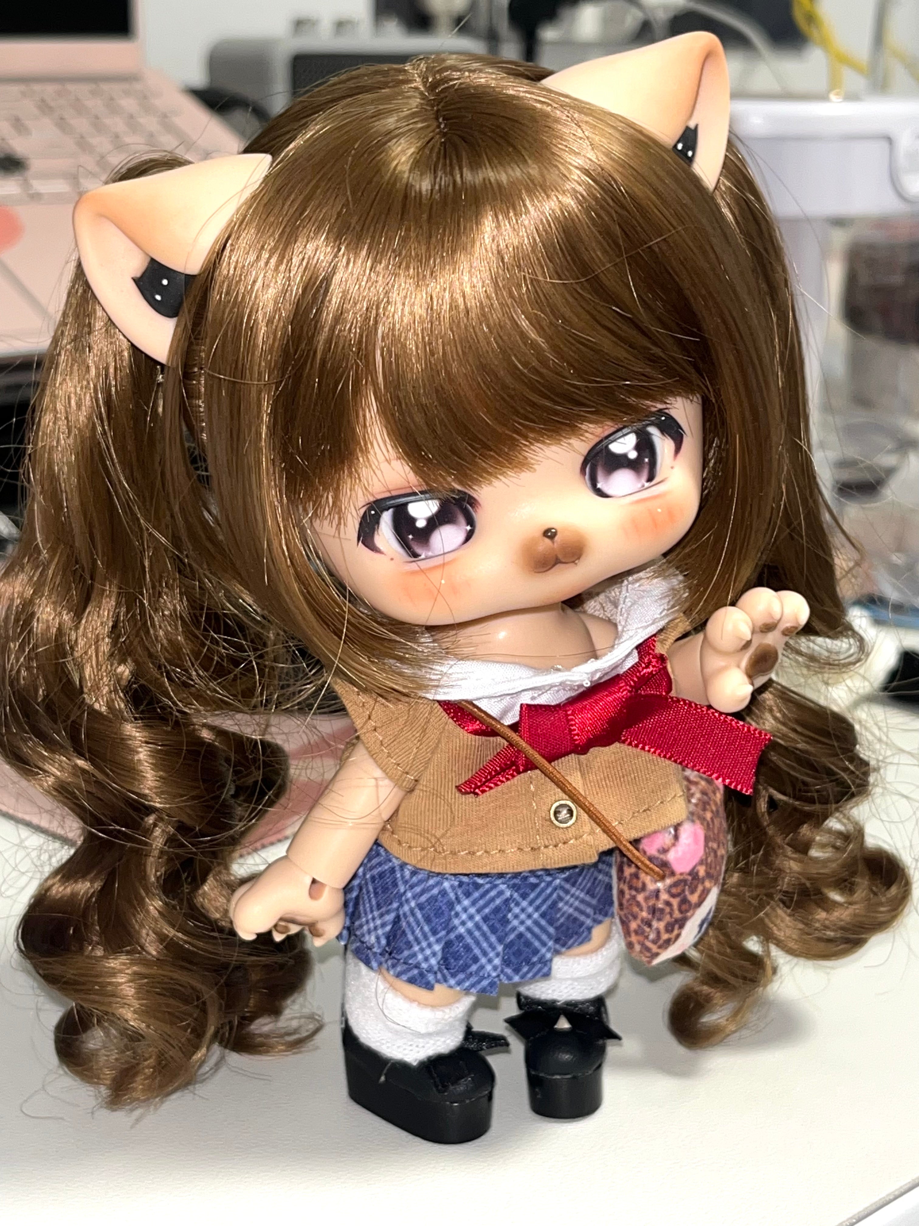 JemmyDoll 1/12 BJD big head full set HuluPig & HuluCat