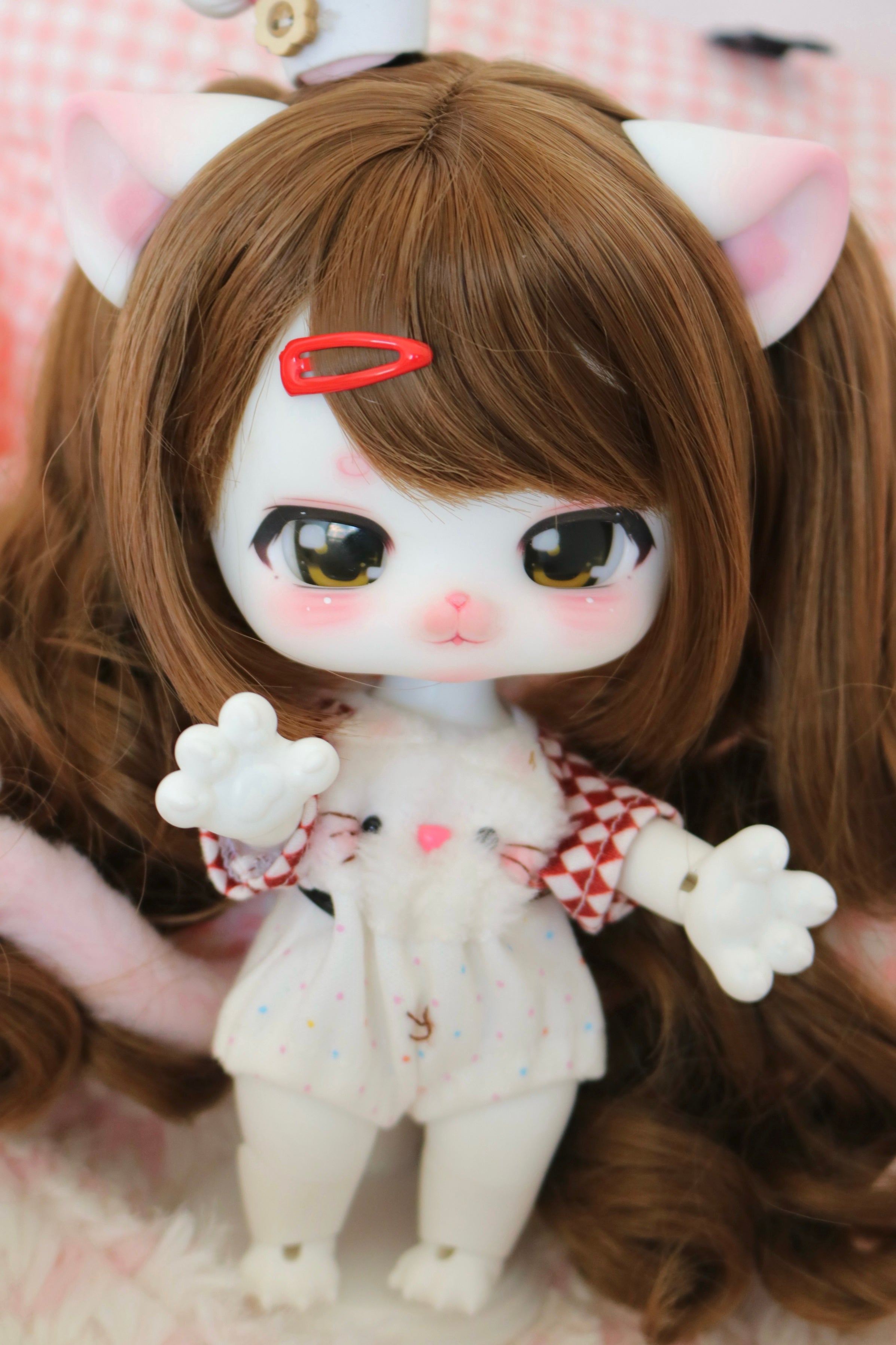 JemmyDoll 1/12 BJD big head full set HuluPig & HuluCat