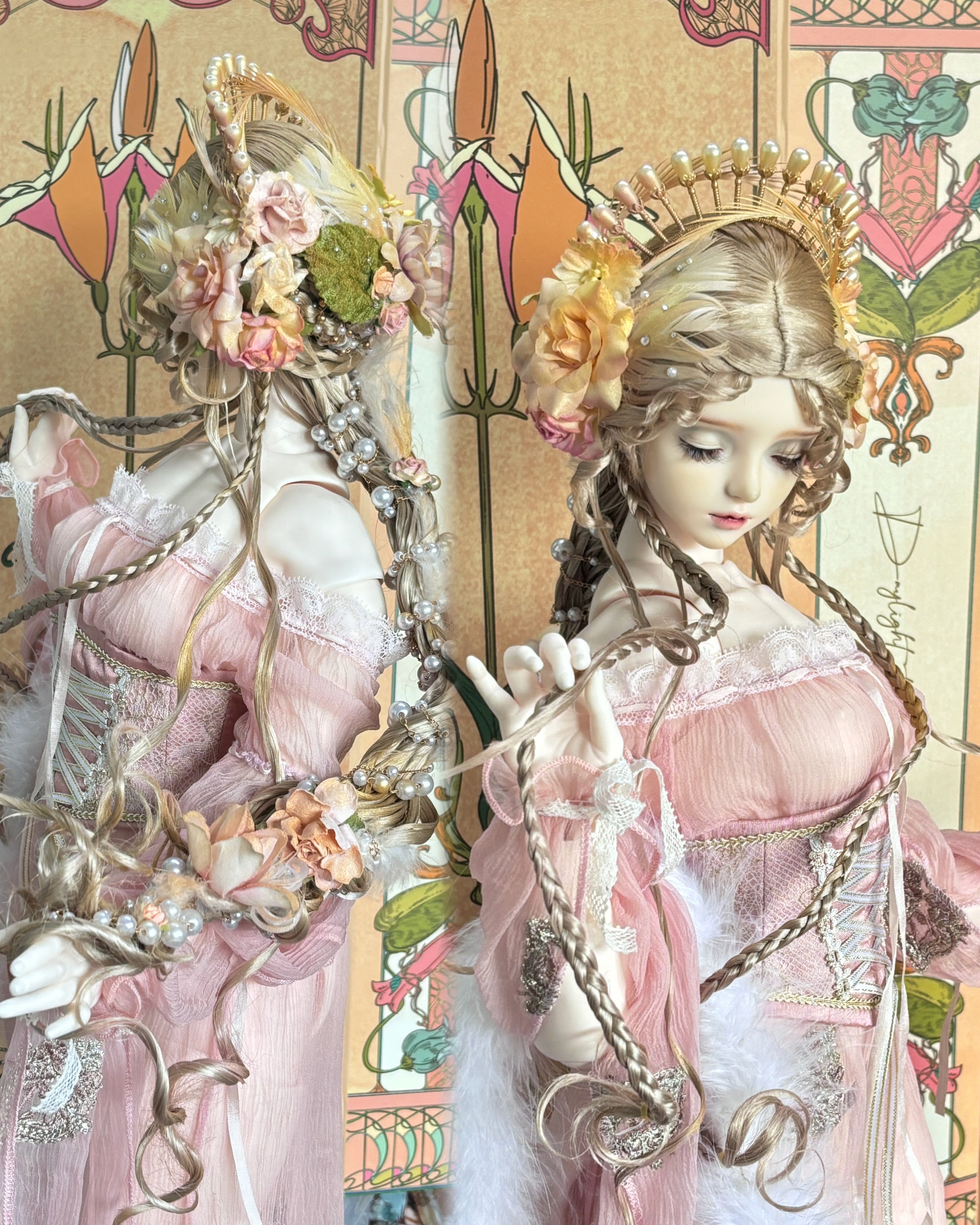 GalanteDoll 1/3 BJD wigs Oil Painting Series
