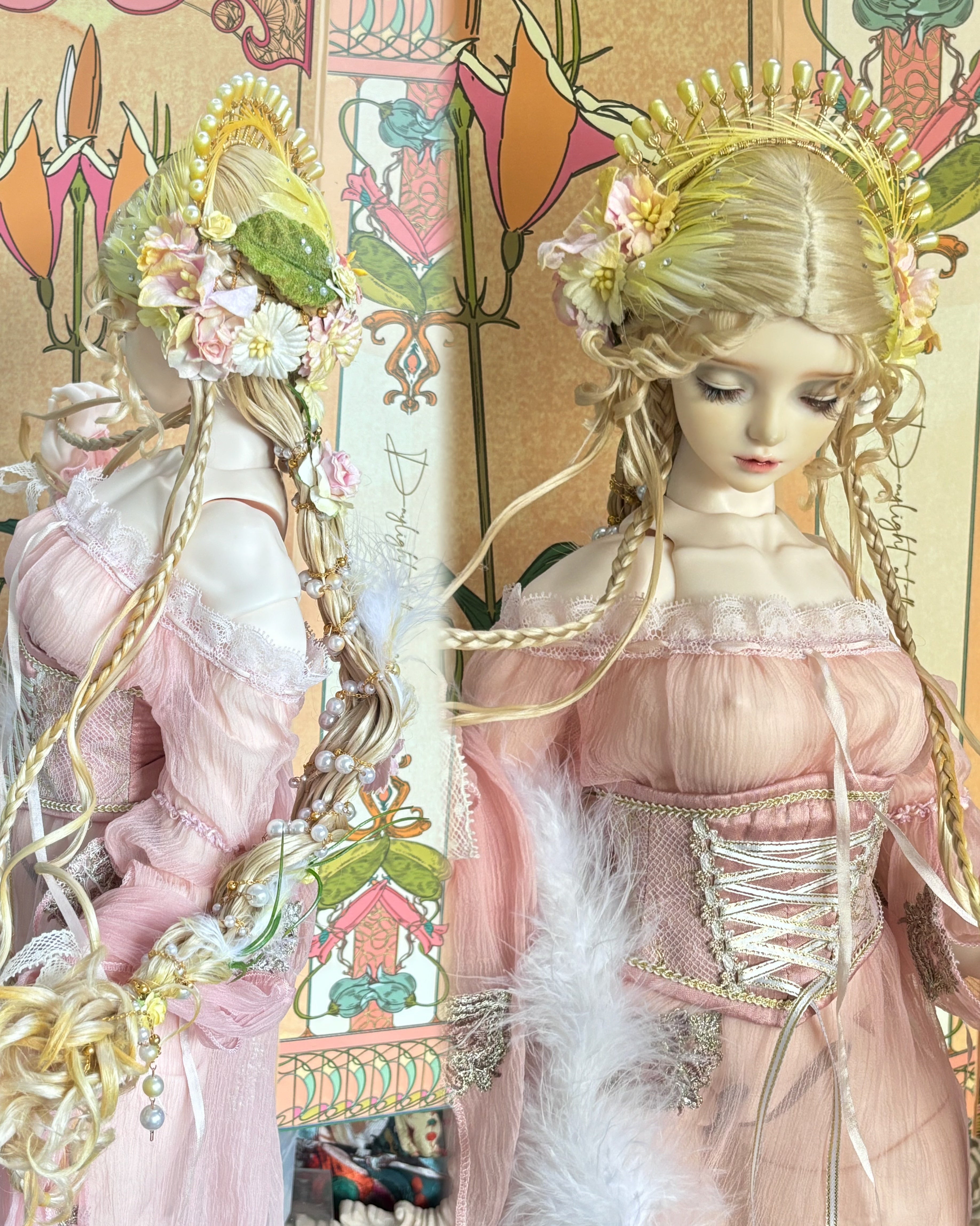 GalanteDoll 1/3 BJD wigs Oil Painting Series