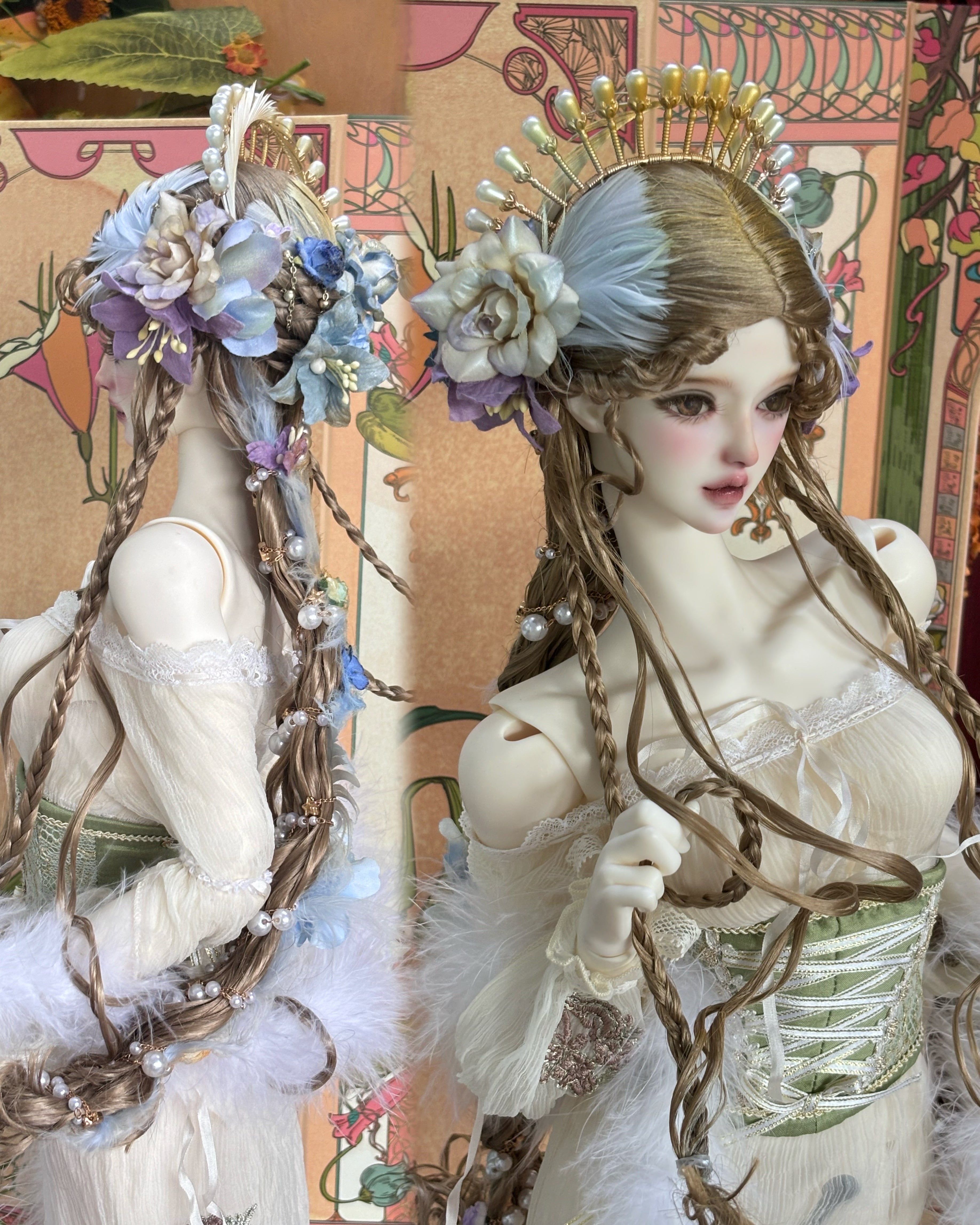 GalanteDoll 1/3 BJD wigs Oil Painting Series