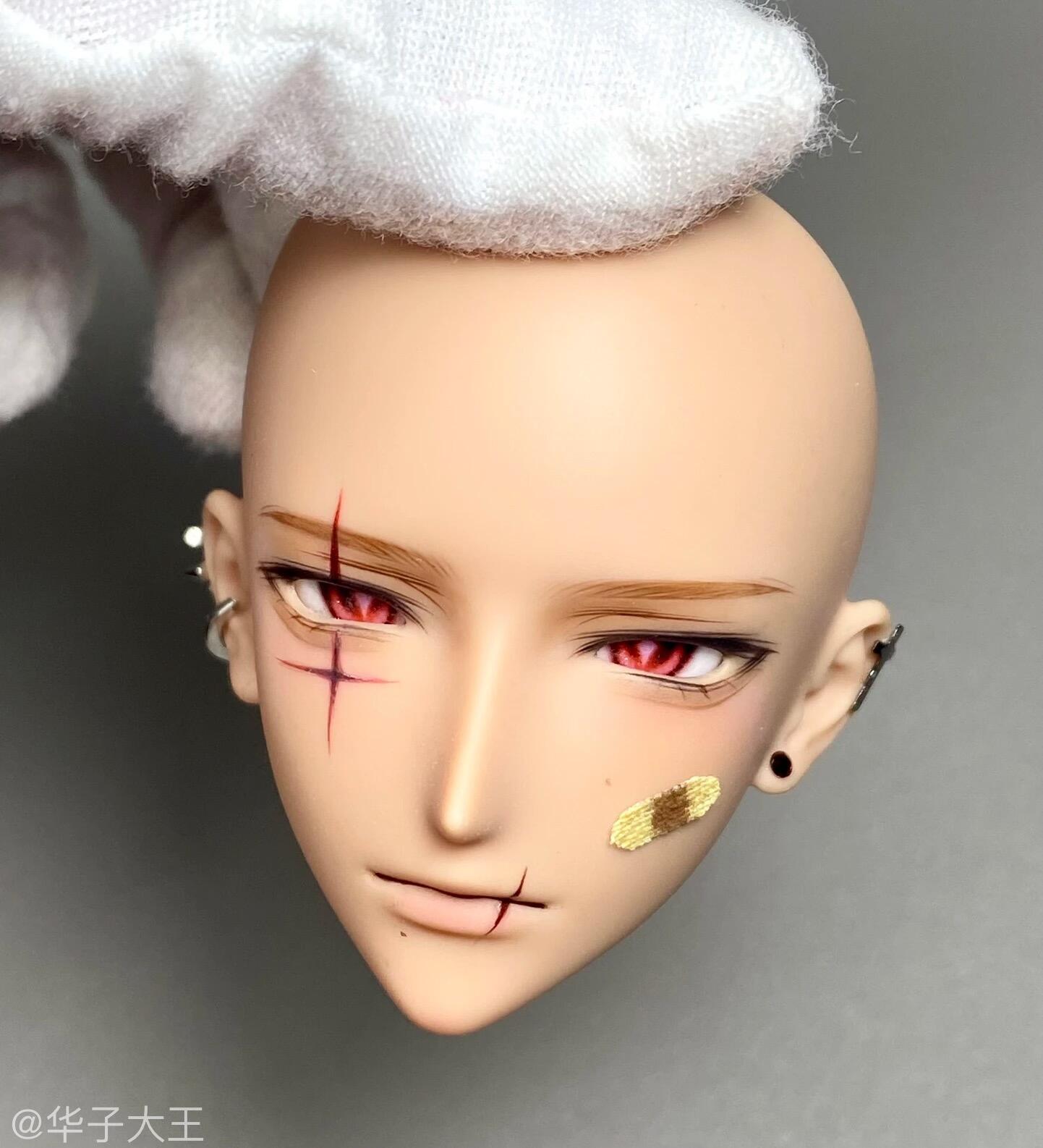Ermutu 1/4 BJD head SpadesK
