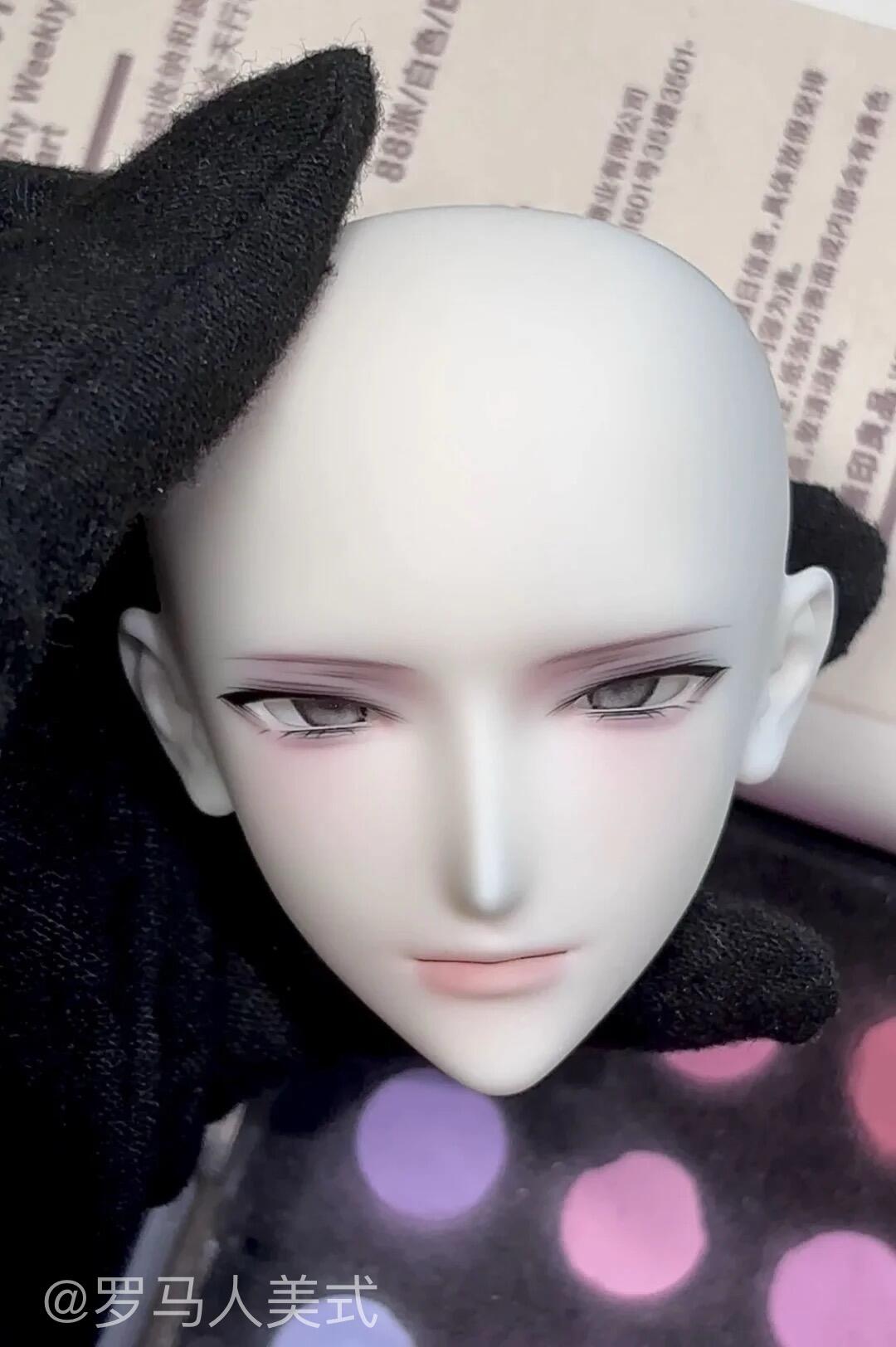 Ermutu 1/4 BJD head SpadesK