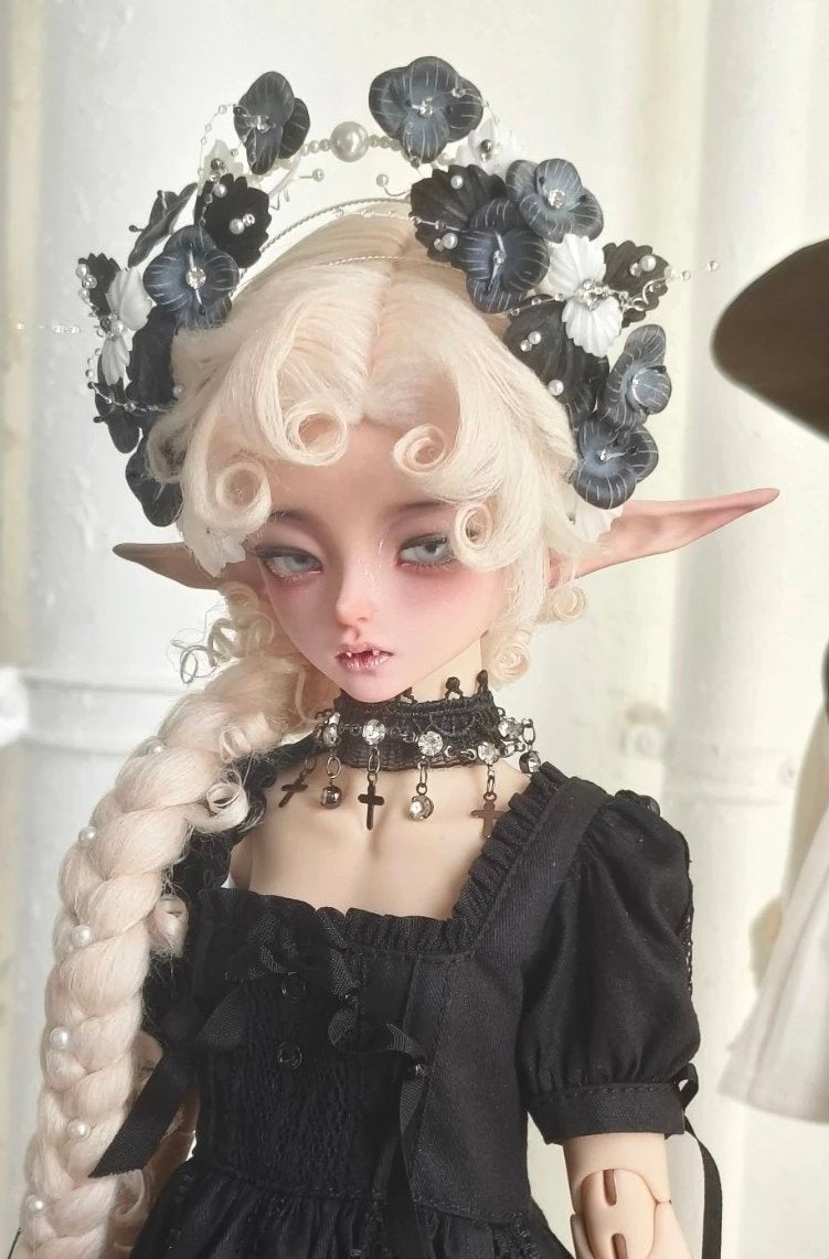 HAD 1/4 BJD head Elfu & Alfu