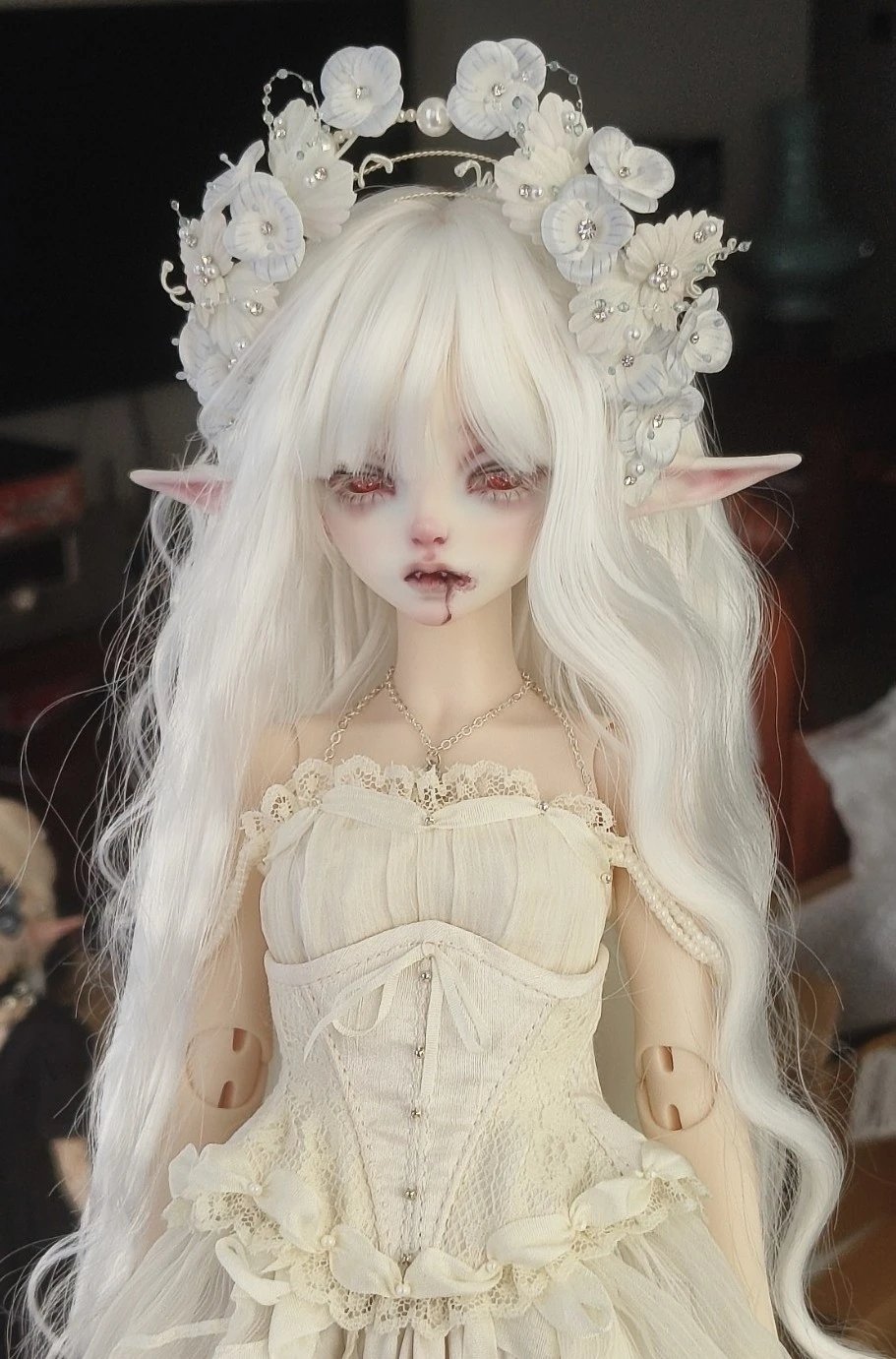 HAD 1/4 BJD head Elfu & Alfu