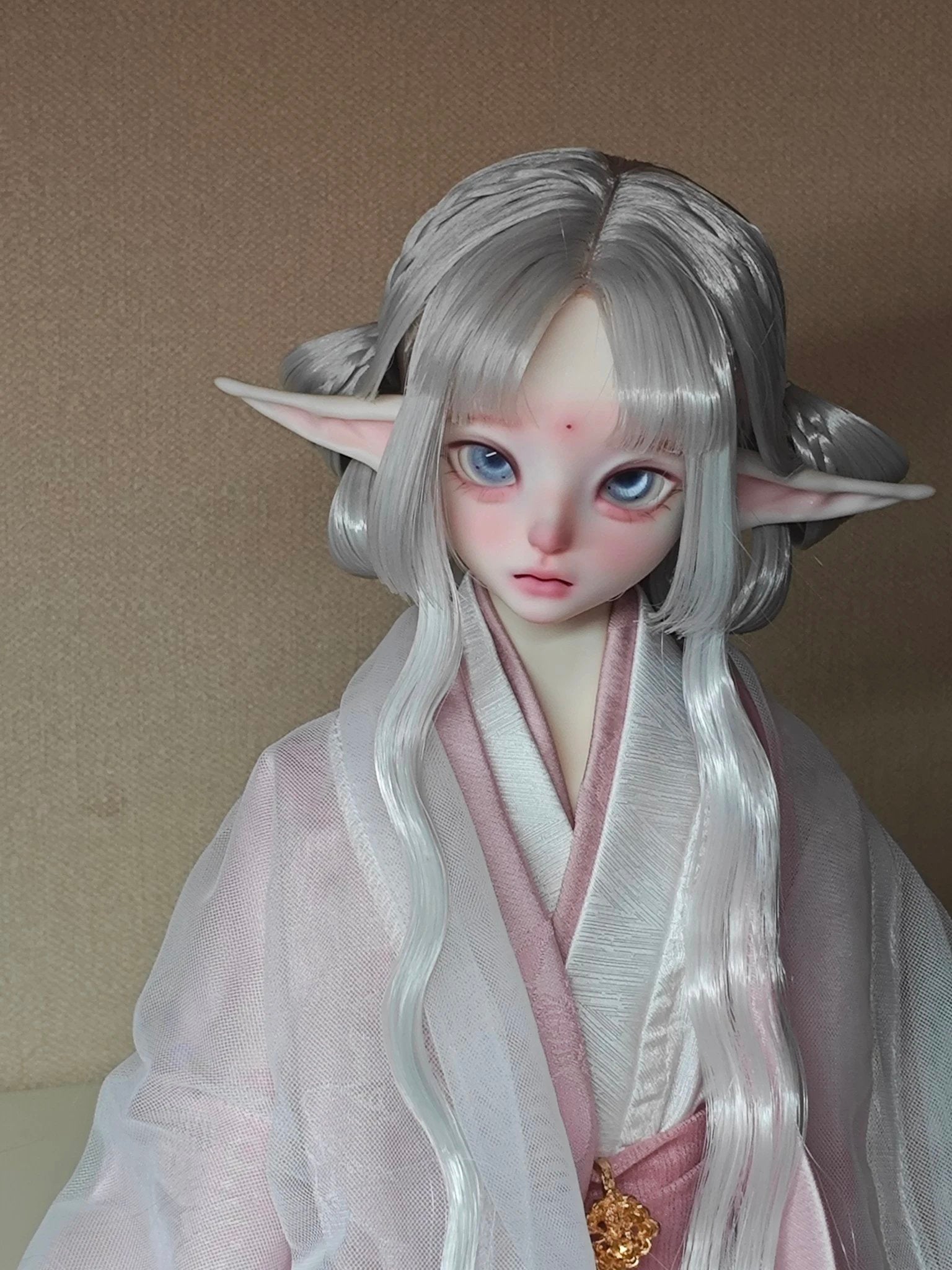 HAD 1/4 BJD head Elfu & Alfu
