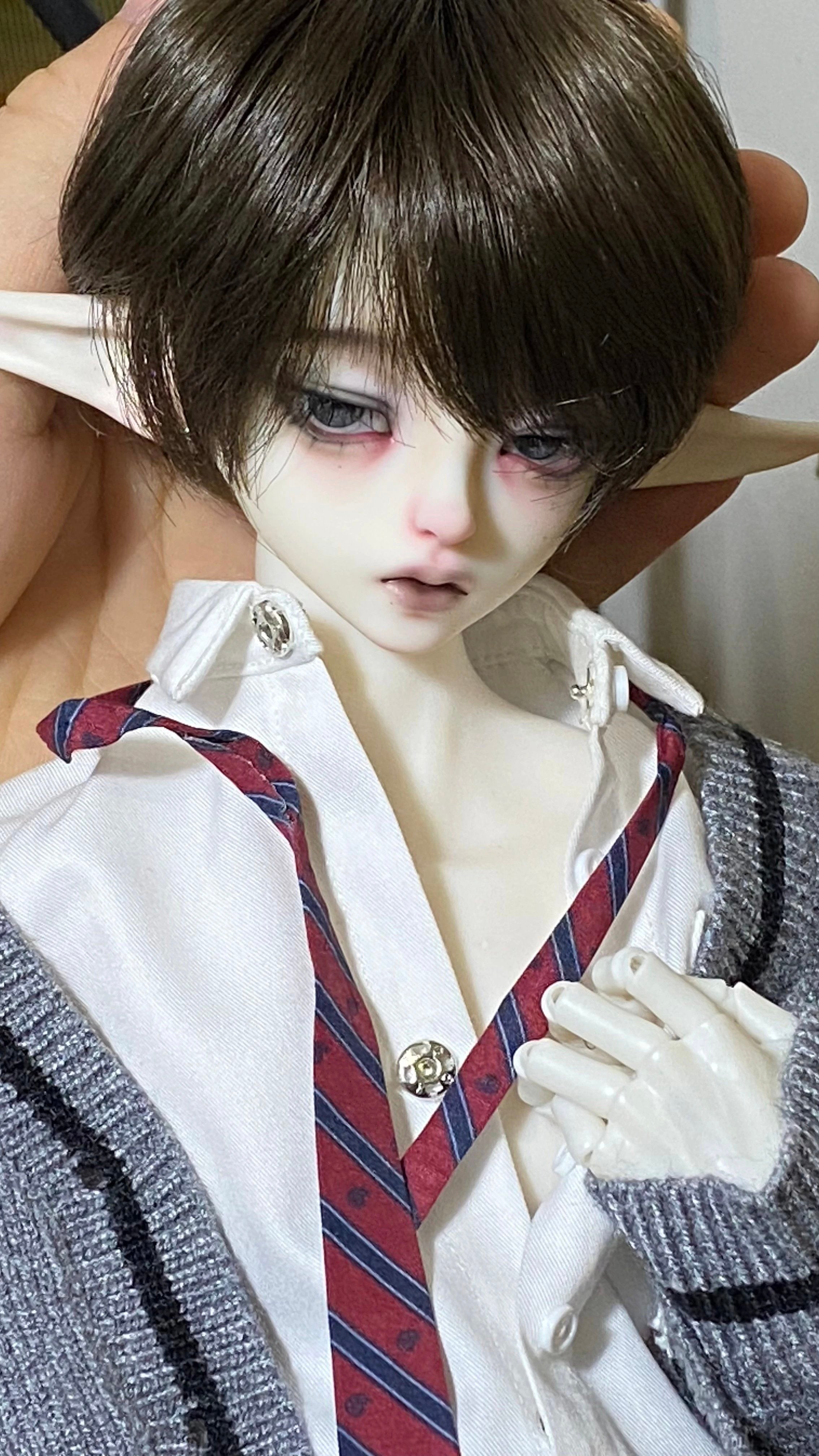 HAD 1/4 BJD head Elfu & Alfu