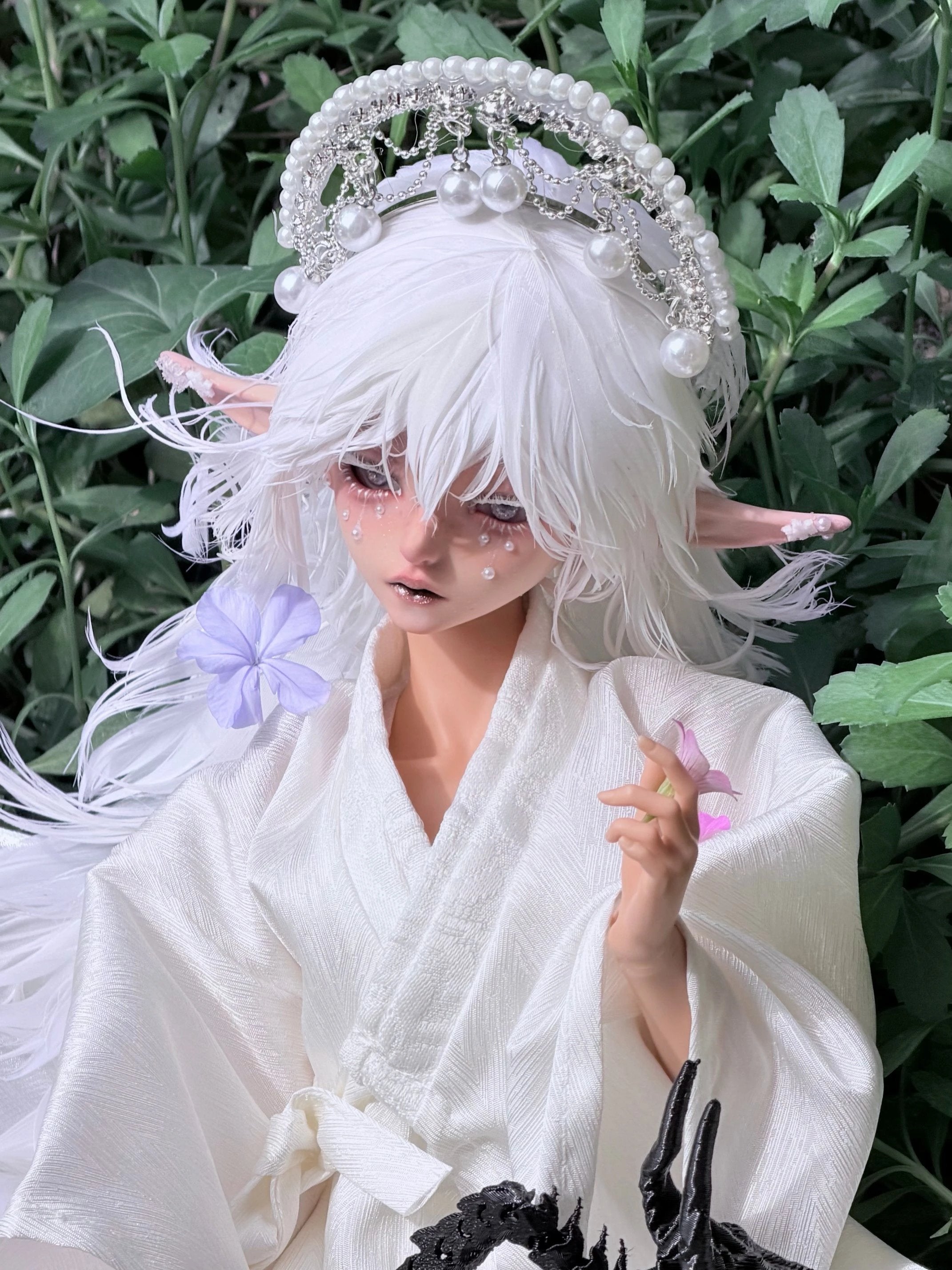 HAD 1/4 BJD head Elfu & Alfu