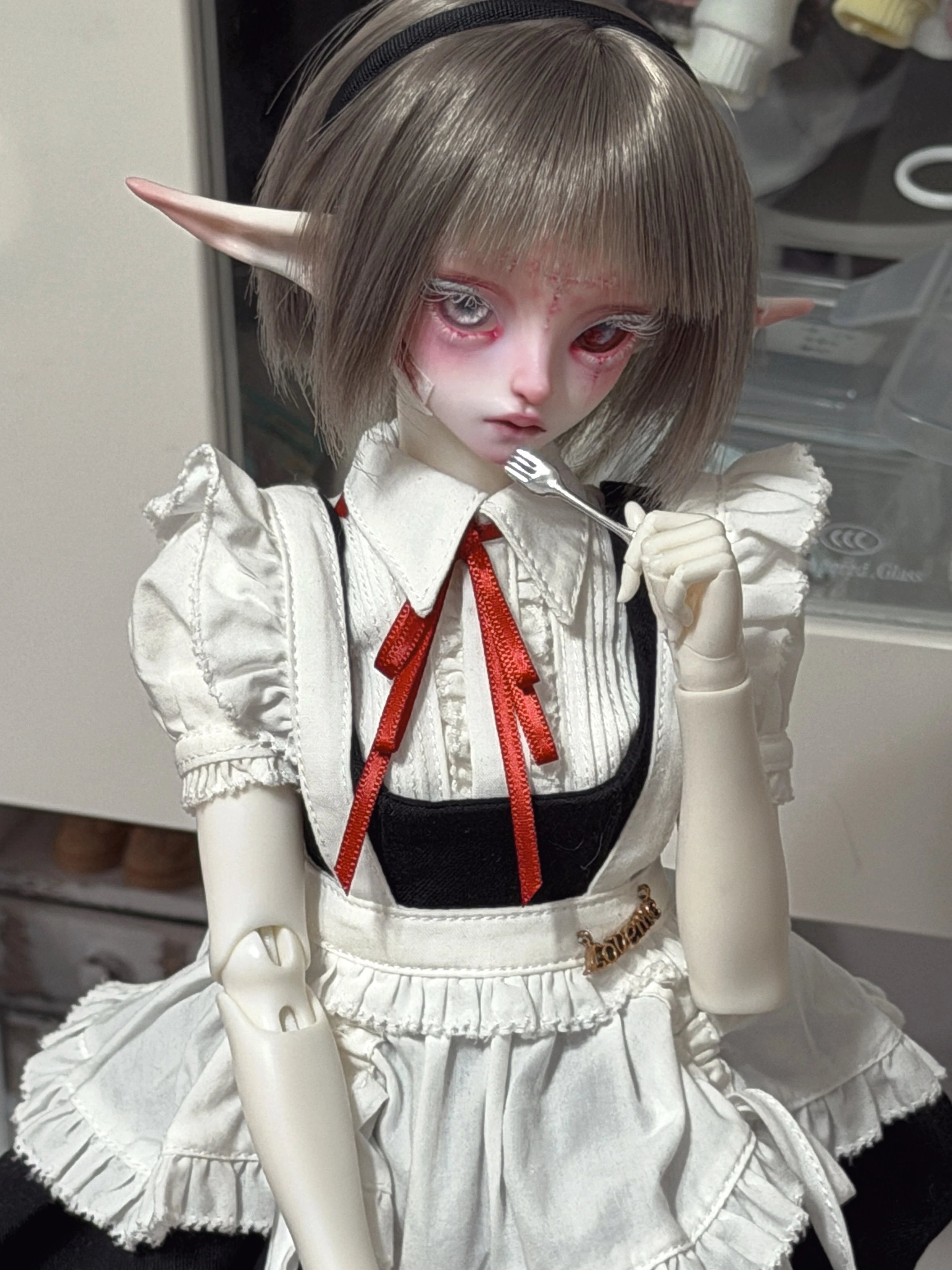 HAD 1/4 BJD head Elfu & Alfu