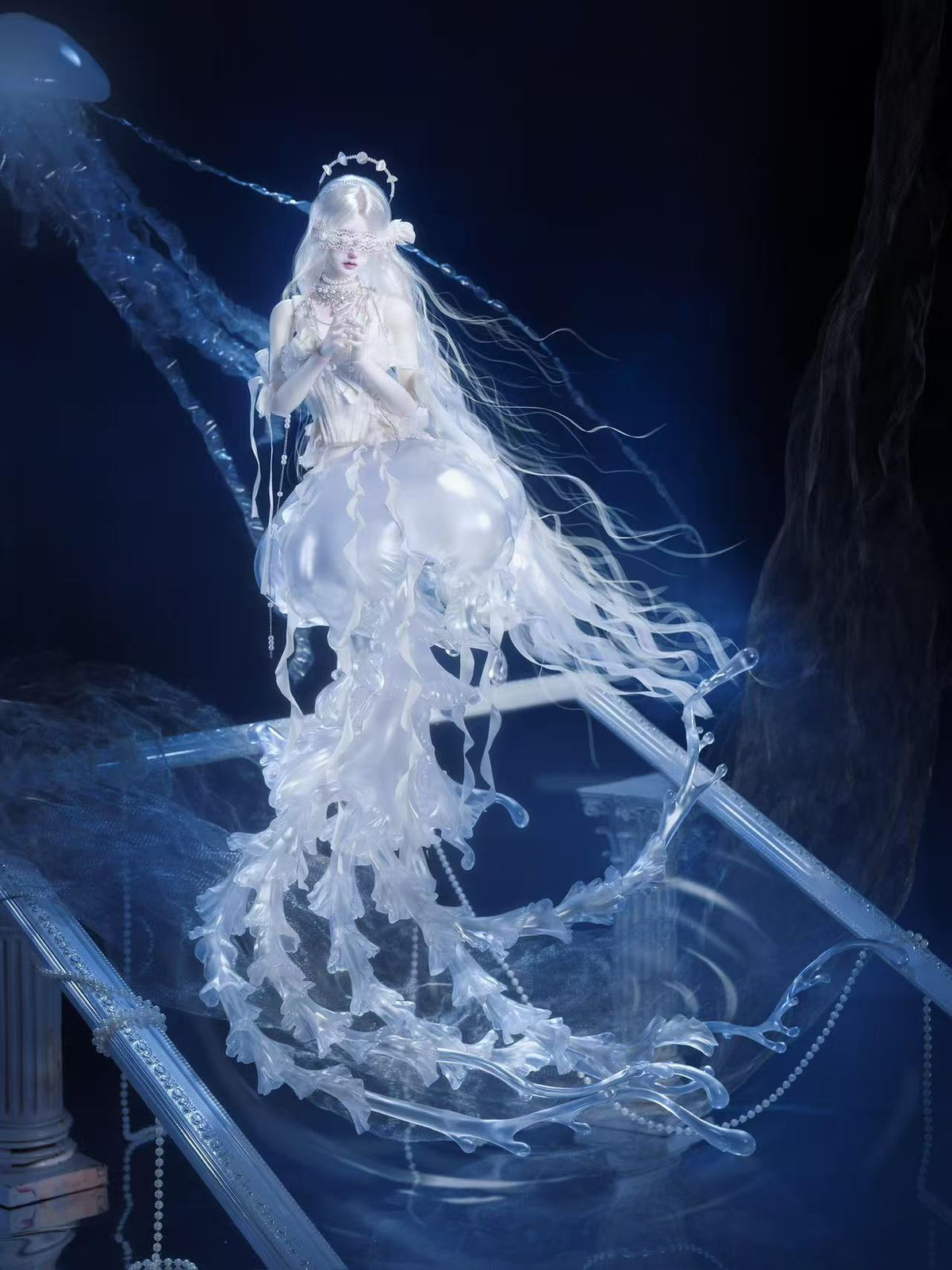 DollZone 1/4 BJD Jellyfish nude doll full set YueXi