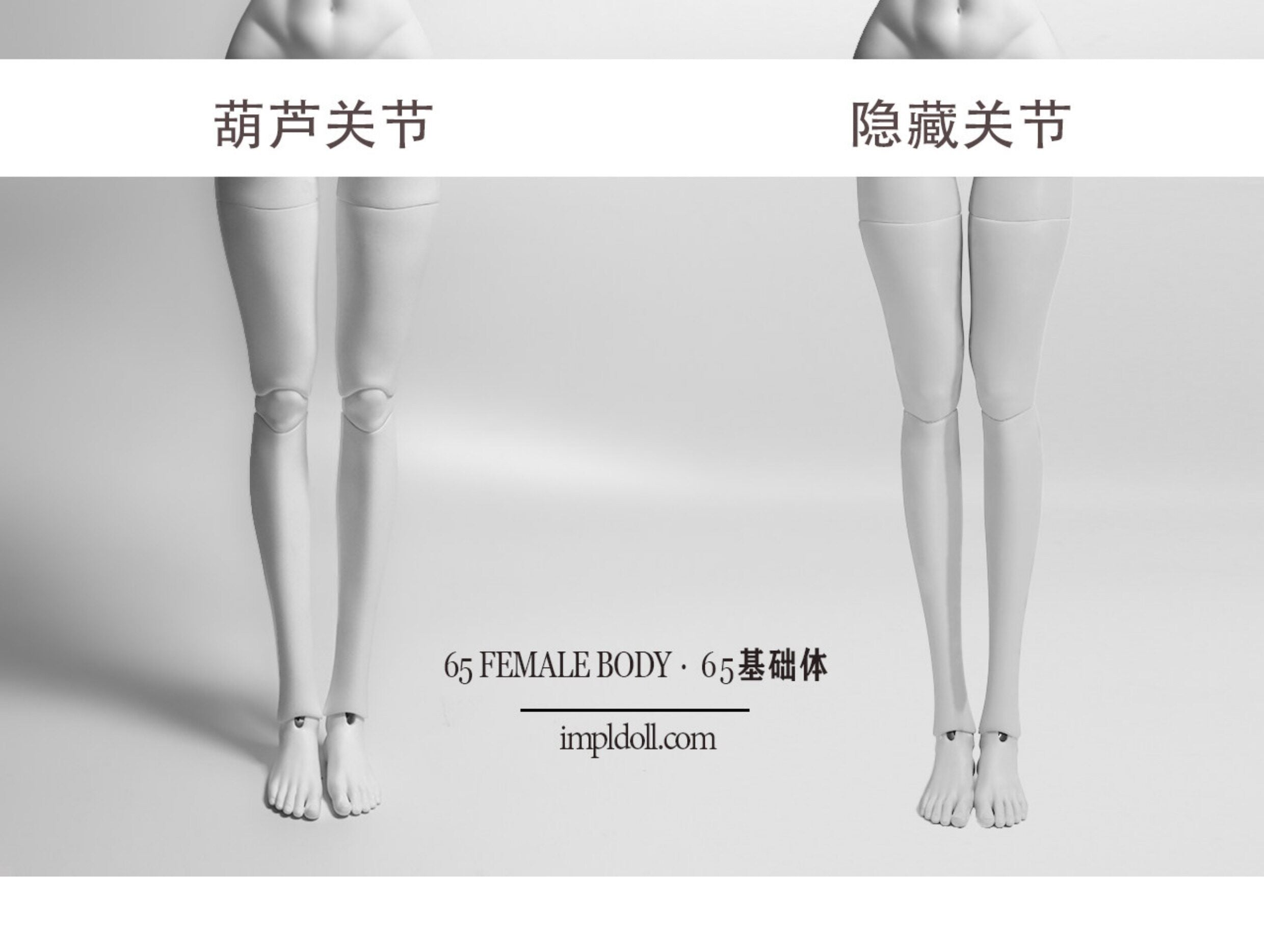 ImplDoll 65cm female BJD body仅代购