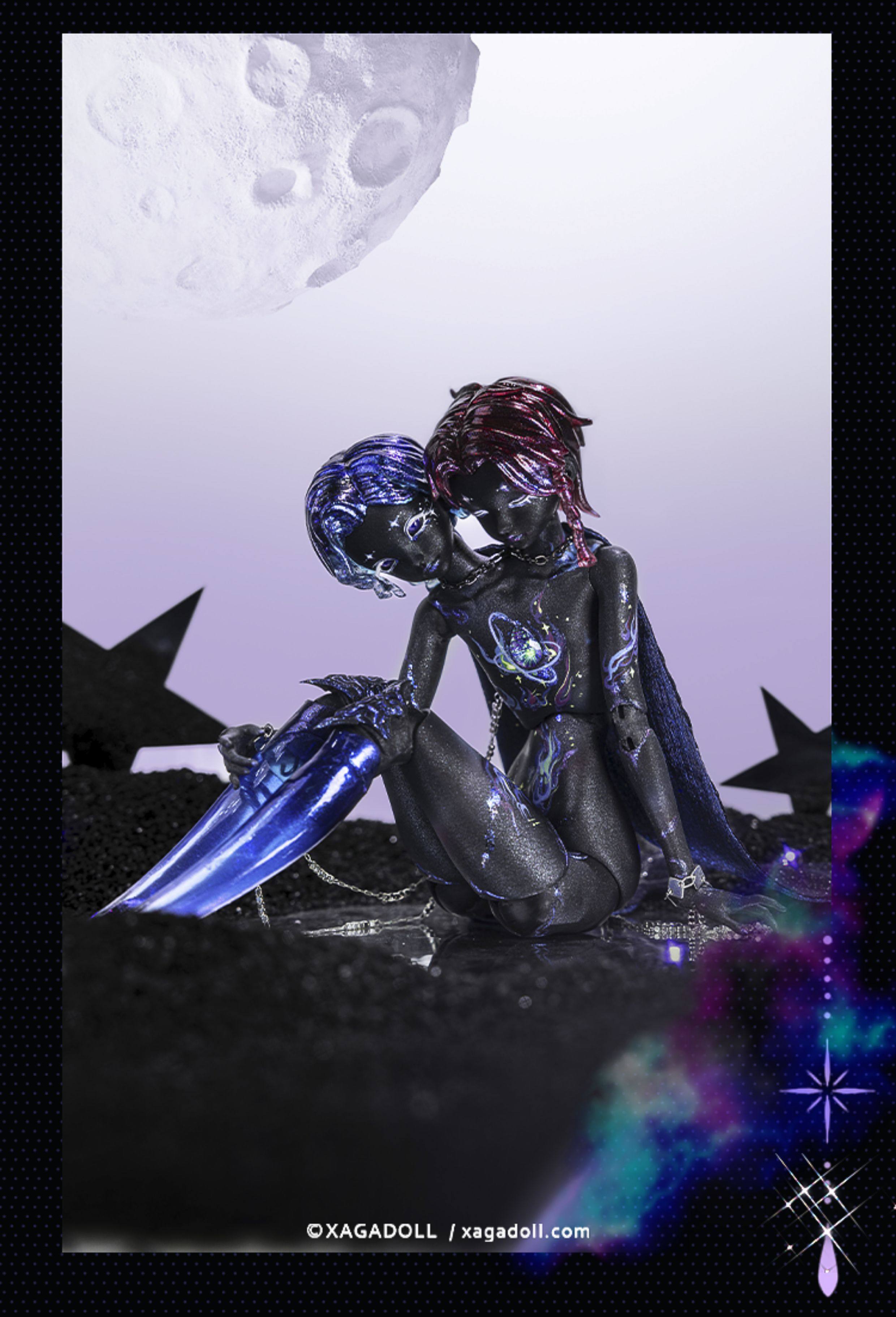 XAGADOLL 1/6 full set Sadia & Luxon Conjoined body with liquid legs