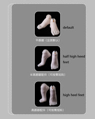 DollZone hands and feet for 44cm swift body
