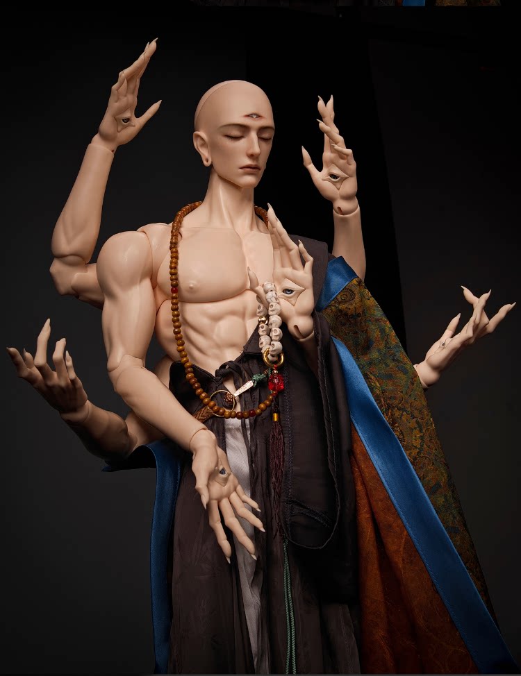 FantasyShape 77cm BJD body Three eyes and six arms Micah