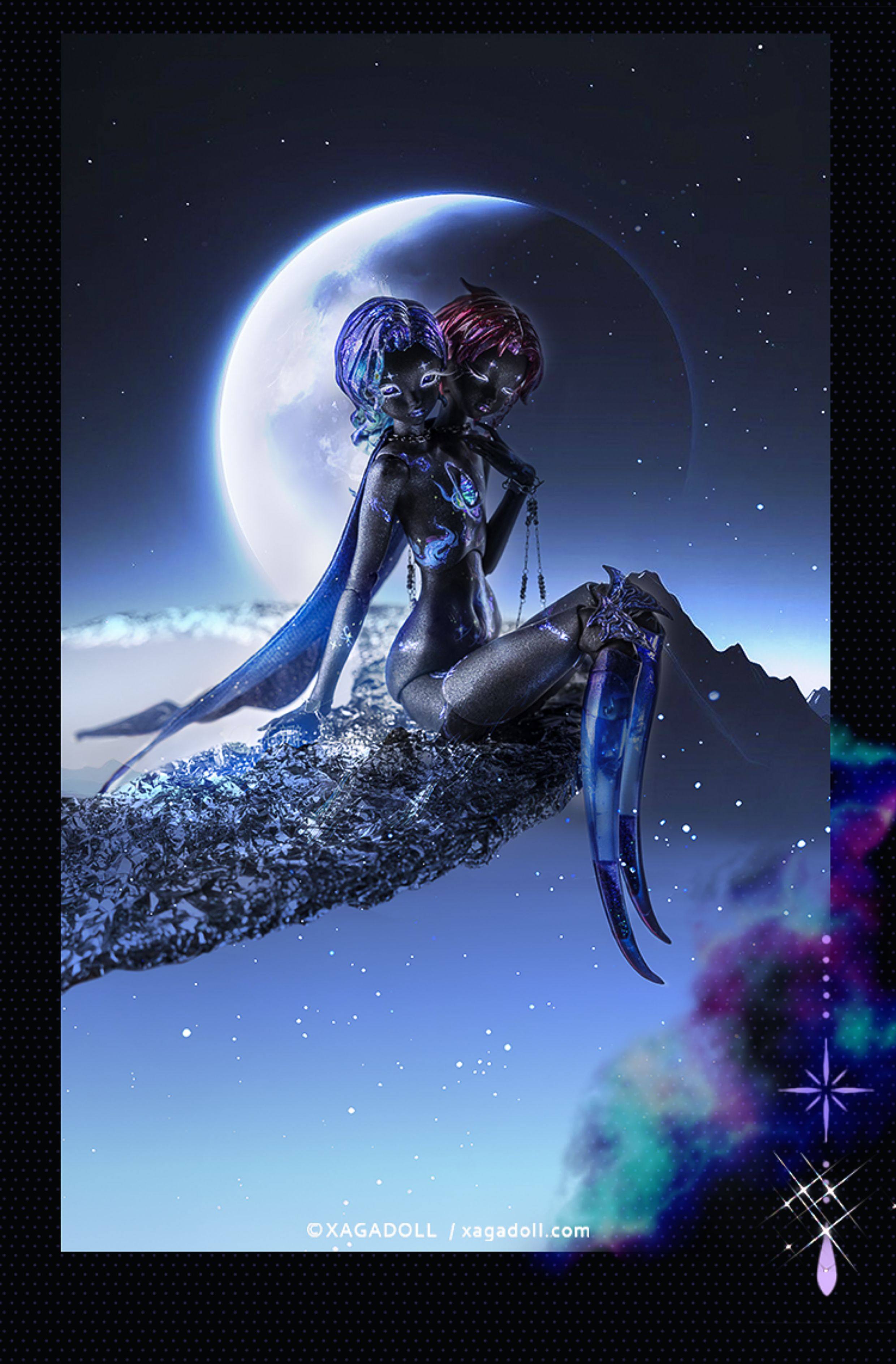 XAGADOLL 1/6 full set Sadia & Luxon Conjoined body with liquid legs