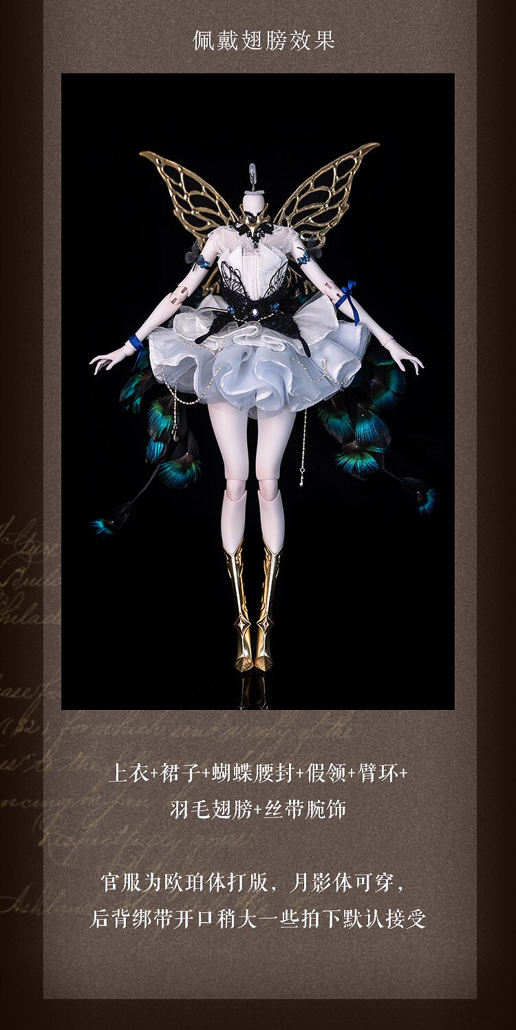 XAGADOLL 1/4 nude doll full set Clochette with oupo body