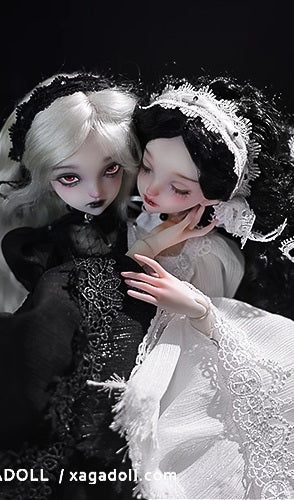 XAGADOLL 1/4 full set nude doll BoYe & XiLa Conjoined twins