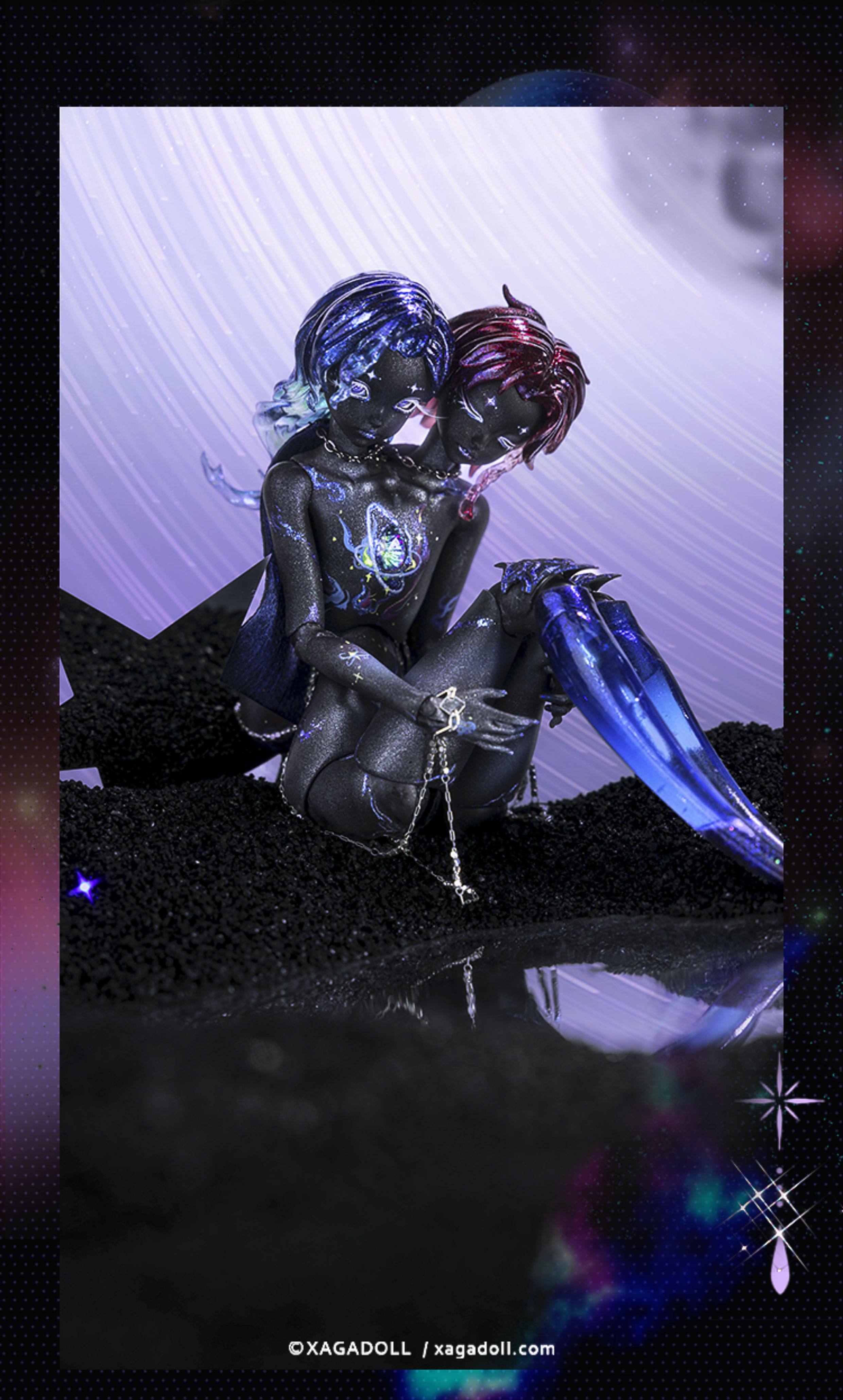 XAGADOLL 1/6 full set Sadia & Luxon Conjoined body with liquid legs