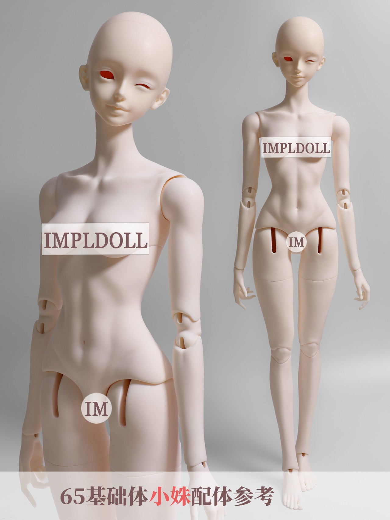 ImplDoll 65cm female BJD body仅代购